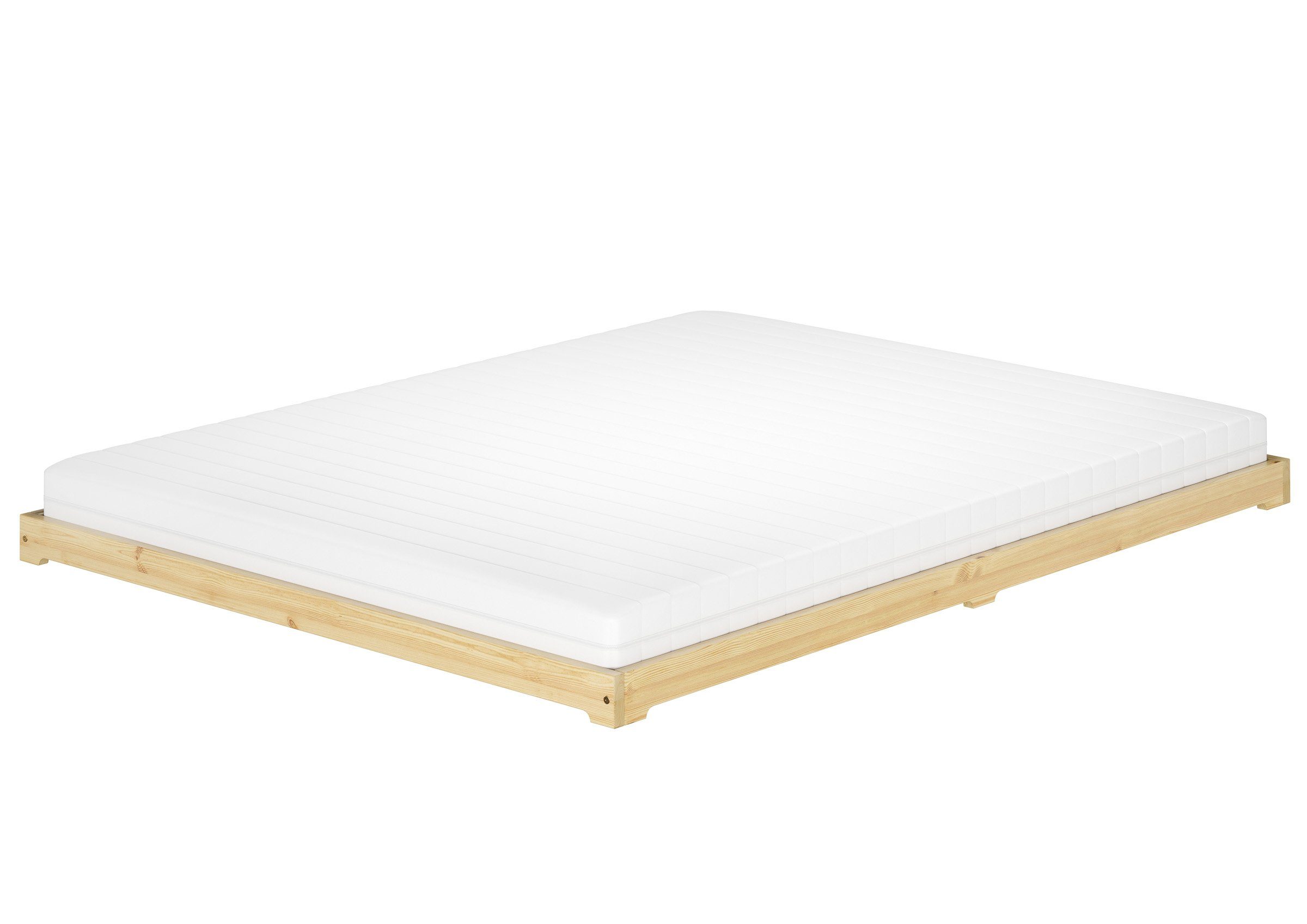 ERST-HOLZ Bett Futonbett Massivholz Extra Niedrig günstig online kaufen