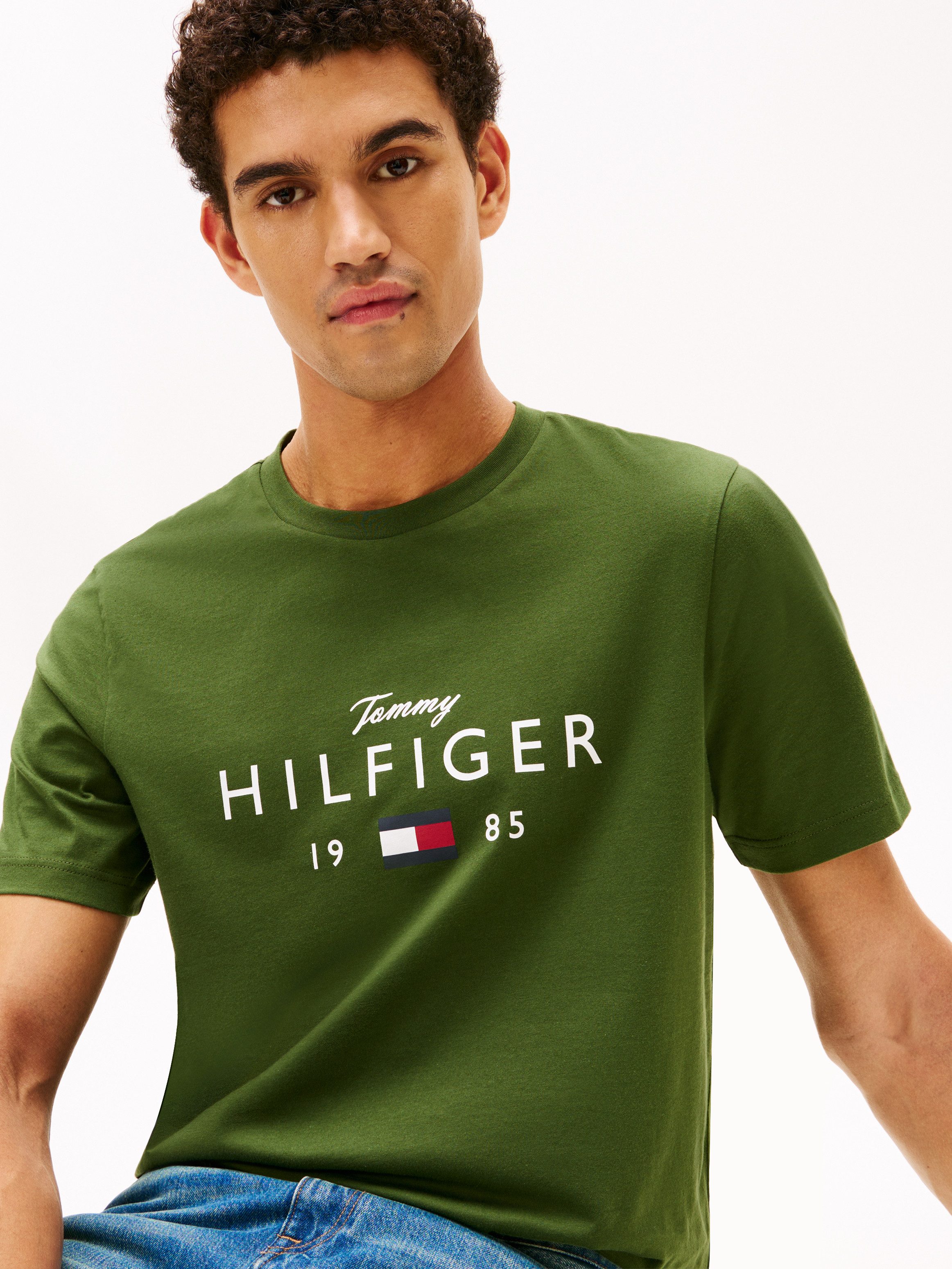 Tommy Hilfiger T-Shirt BRAND LOVE BIG HILFIGER regular fit, Rundhals, Jerse günstig online kaufen