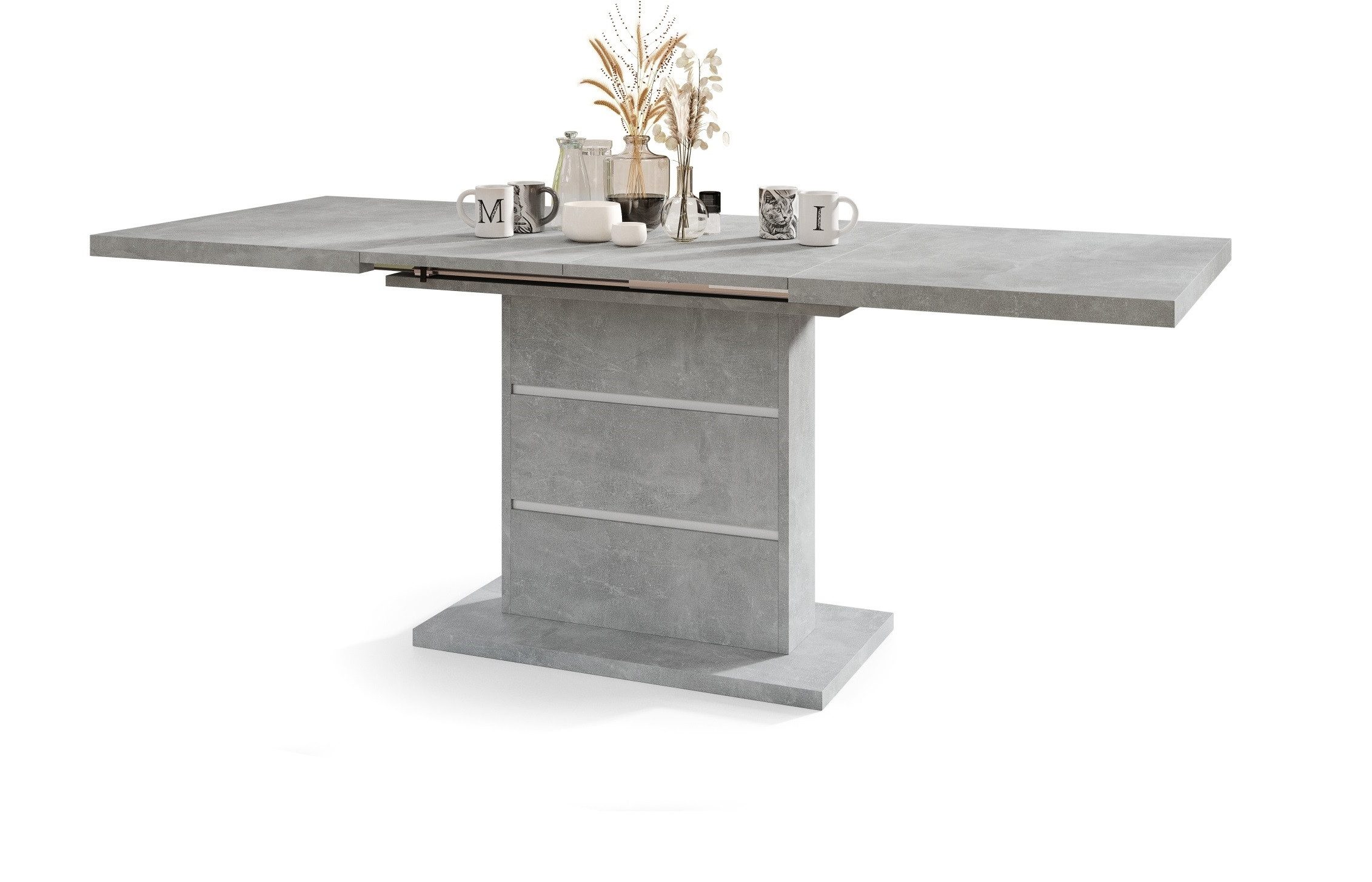 Mazzoni Esstisch Design Piano Tisch Beton günstig online kaufen