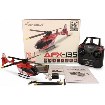 Amewi RC-Helikopter AFX-135 DRF 4-Kanal Helikopter 6G RtF Ferngesteuerter Hubschrauber