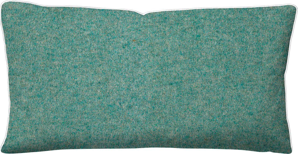 Biberna Kissenbezug HERMAL Melange Flanell uni, mit Reißverschluss, Wendekissenbezug, (1 Stück), Feinflanell, Made in Germany zertifiziert, kuschelig weich, mit Paspel