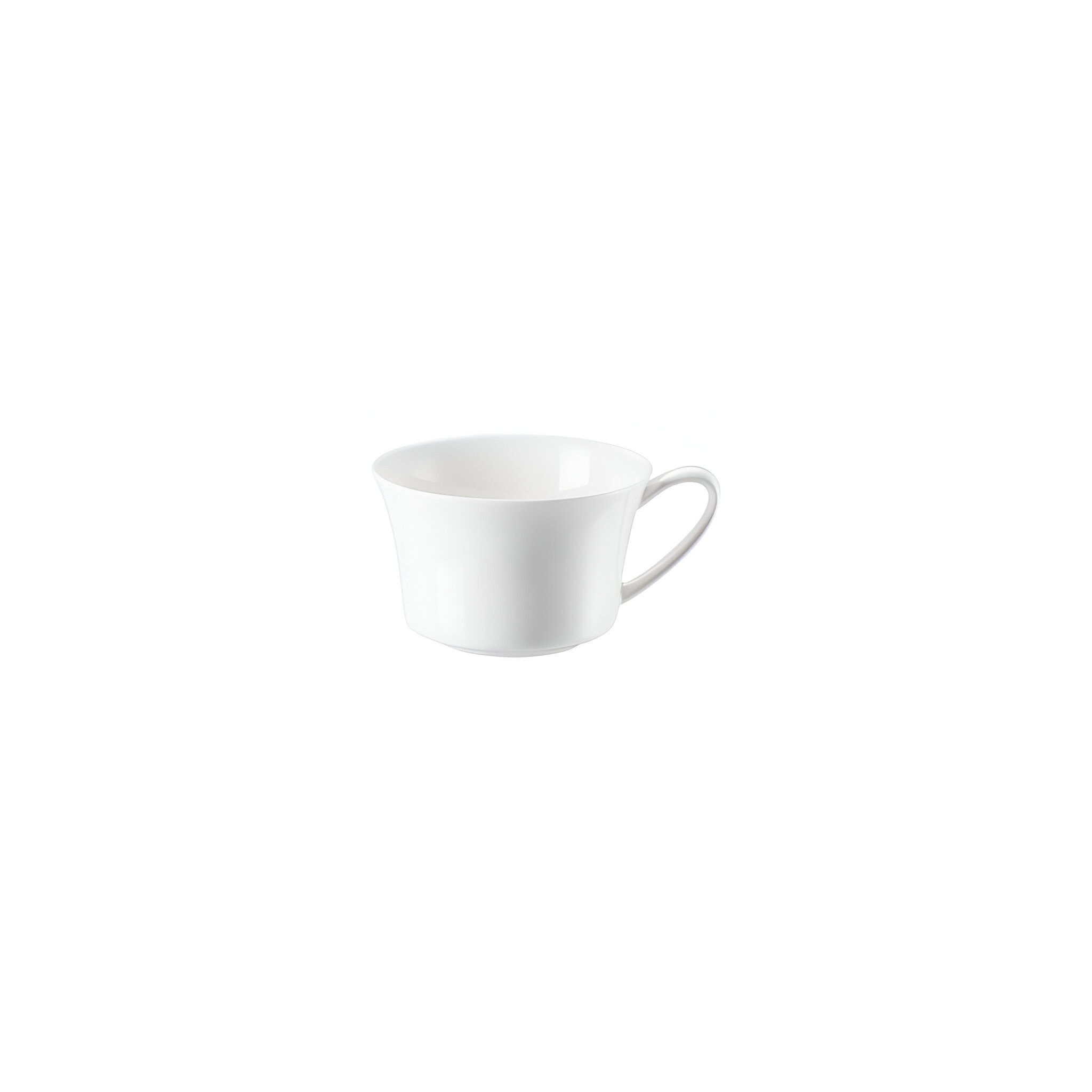 Rosenthal Tasse Tee-Obertasse - JADE WEISS, BONE CHINA, Lebensmittelkontaktsicher + Mikrowellengeeignet + Spülmaschinenfest