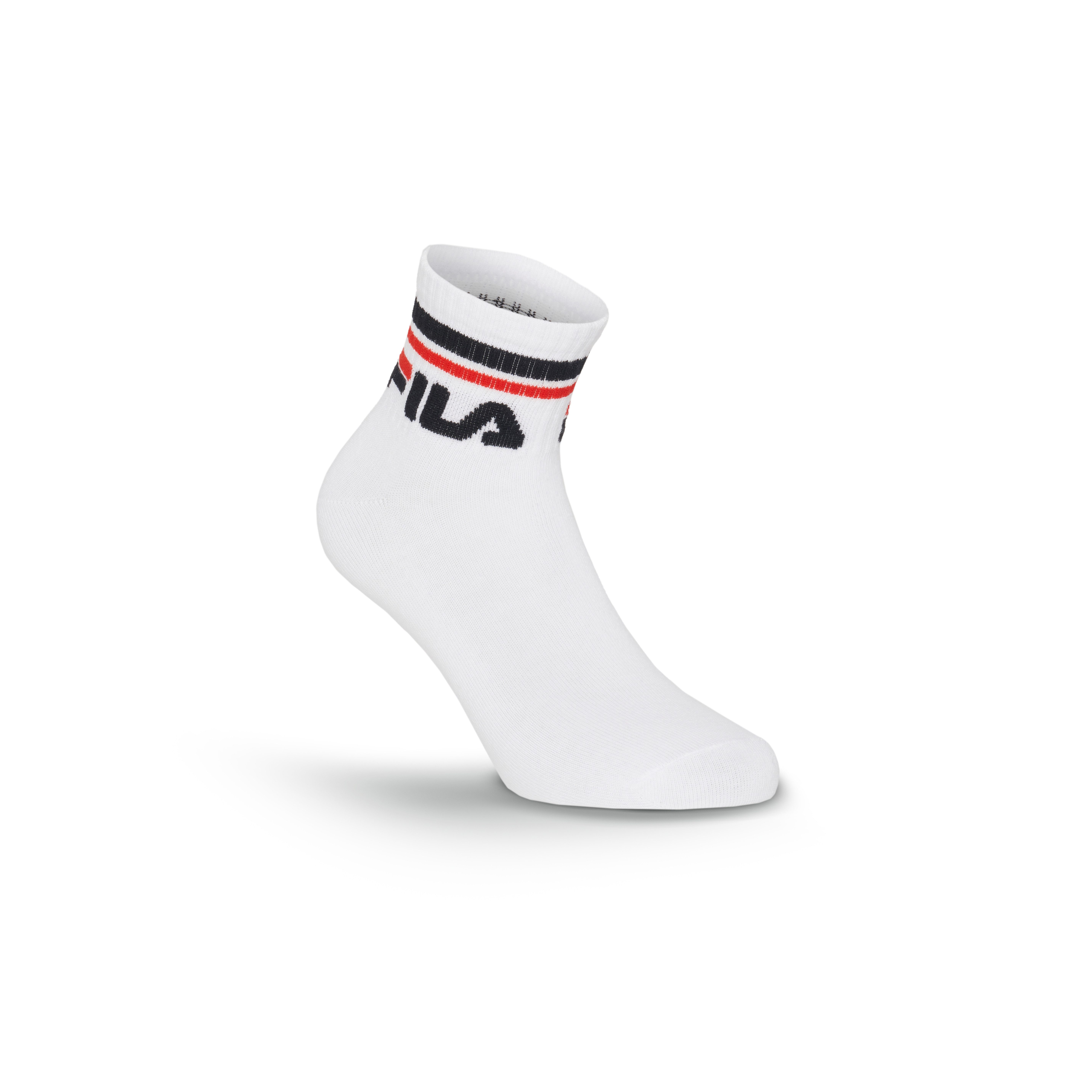 Fila Sportsocken "UNISEX QUARTER PLAIN SOCKS" 6 Stk. tlg. mit Logo-Schriftz günstig online kaufen