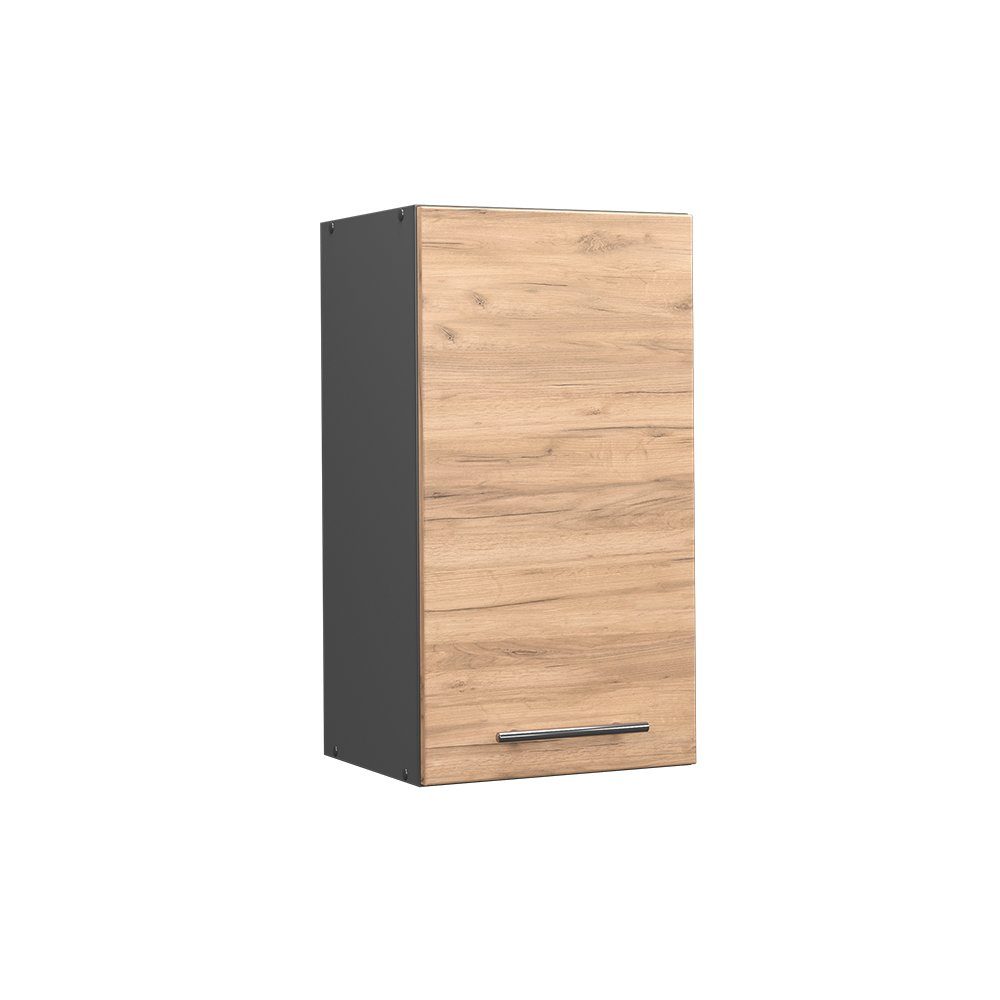 Vicco Hängeschrank Fame-Line, Goldkraft Eiche/Anthrazit, 40 cm (1-St)