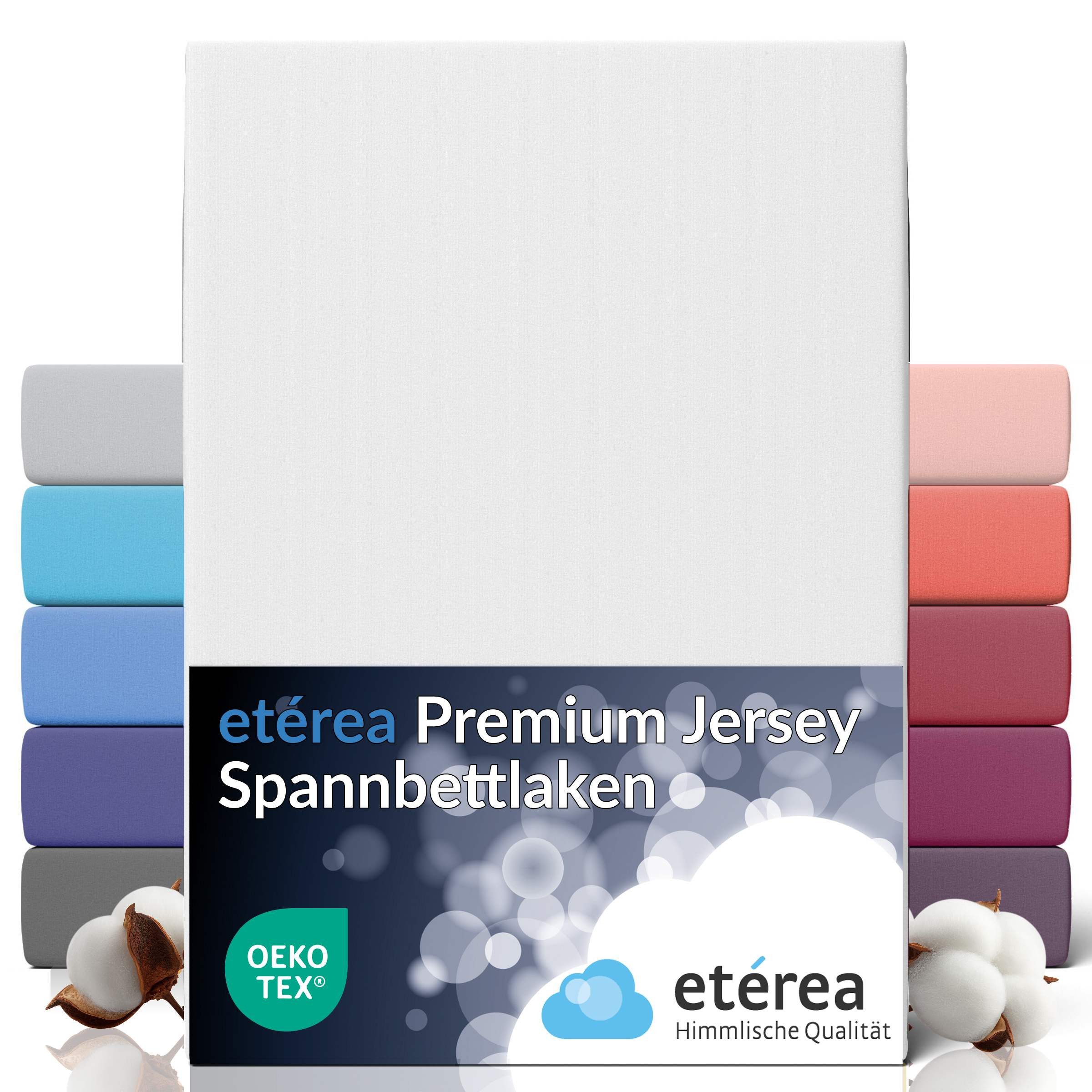 Spannbettlaken etérea Premium Jersey Spannbettlaken 90x200 -