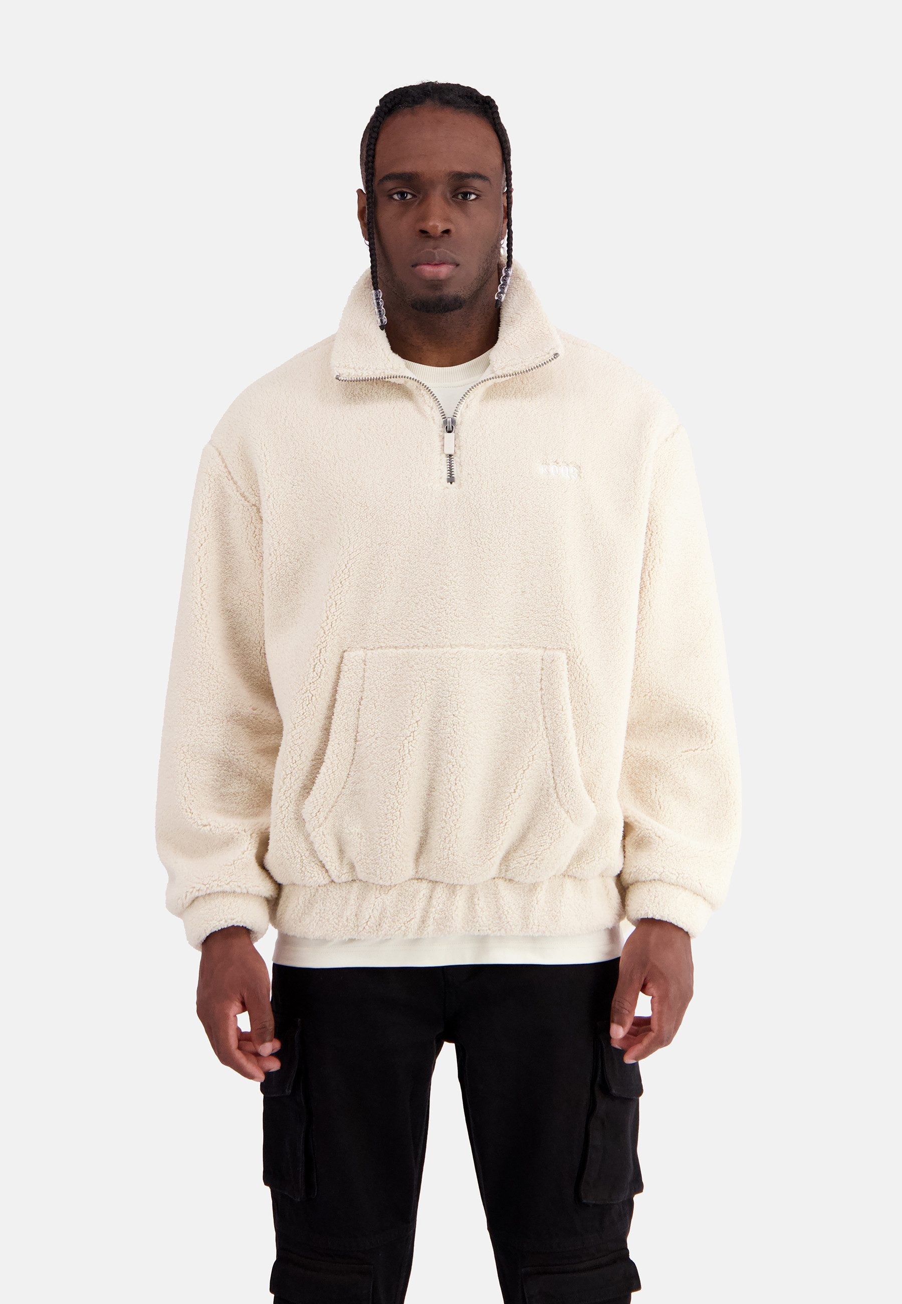 KOQS Hoodie Teddy Half-Zip