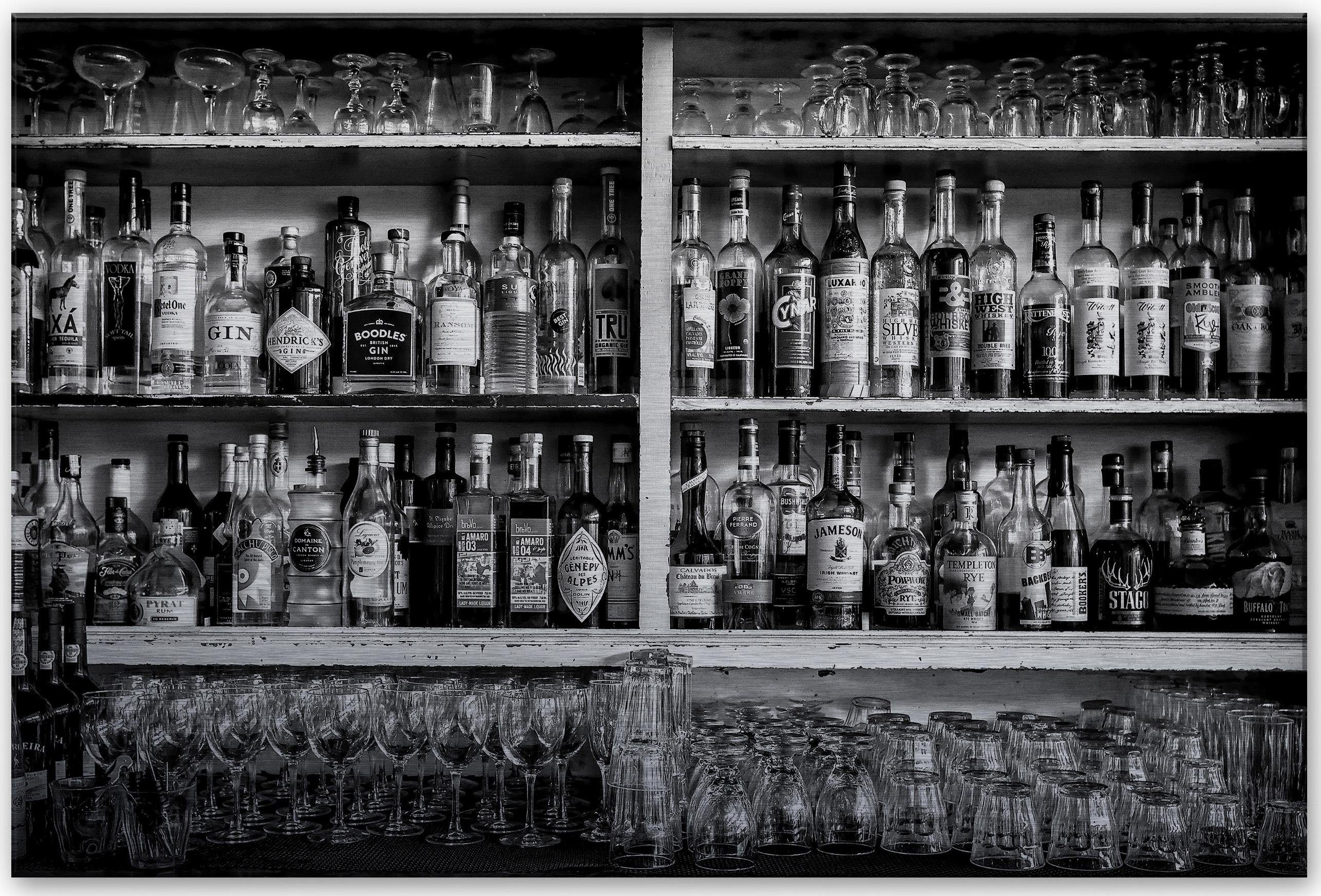 Bar, Classic cm The Alu-Dibond-Druck 60/40 - Wall-Art Klein