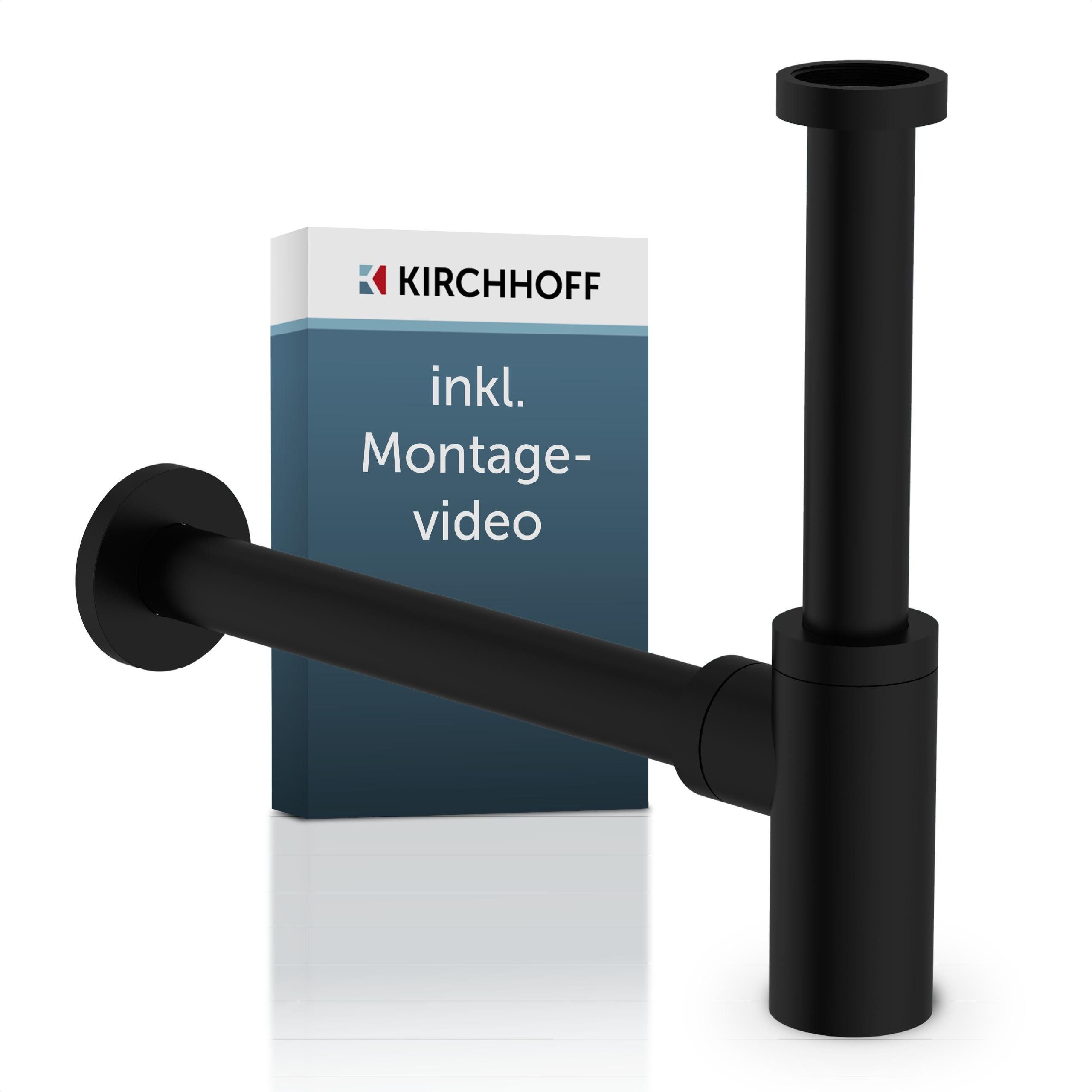 Kirchhoff Siphon Siphon Design Flaschensiphon inkl. Reinigungsöffnung, Röhr günstig online kaufen