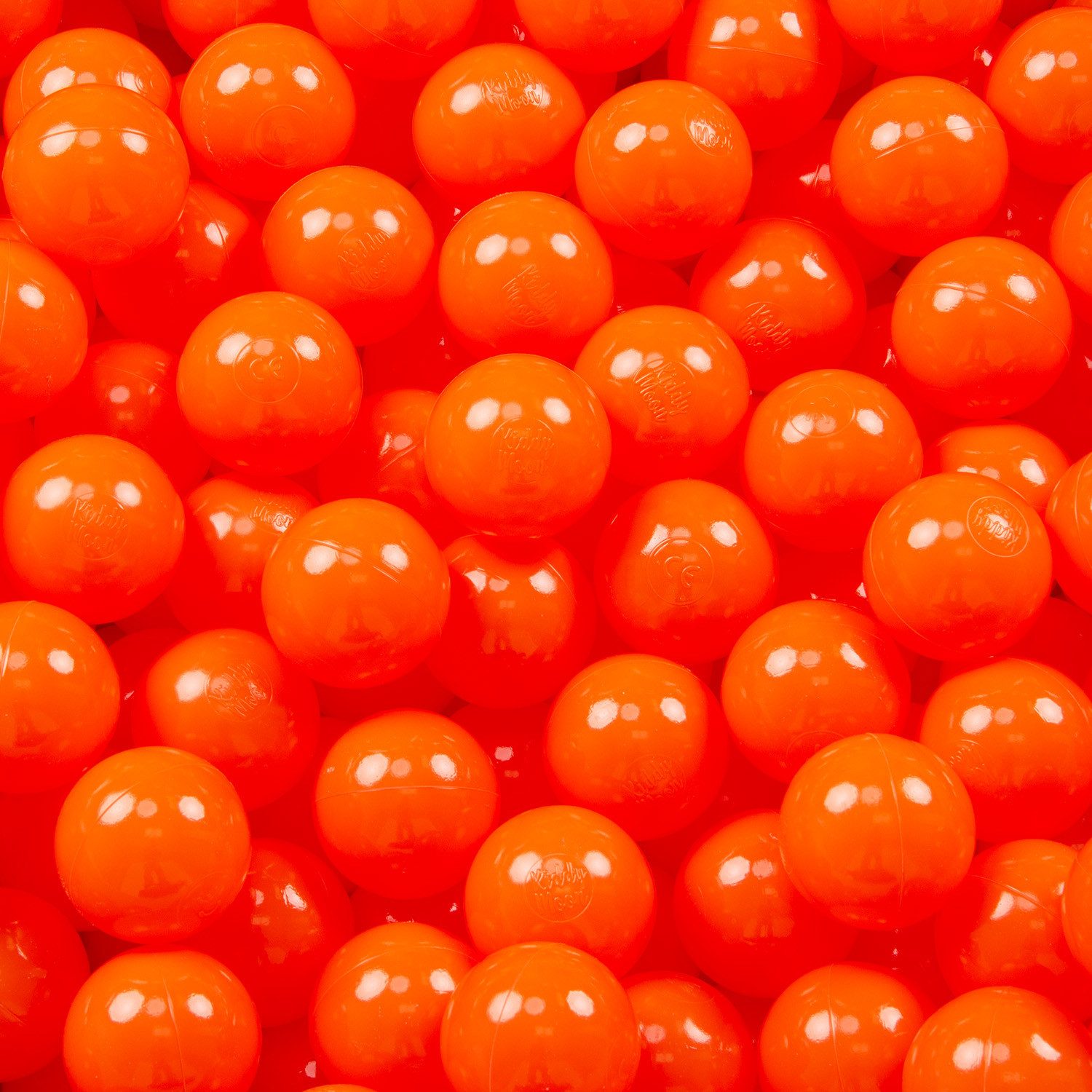 KiddyMoon Bällebad-Bälle Plastikowe piłeczki 7cm (Baby Plastikbälle Spielbälle), Made in Europe