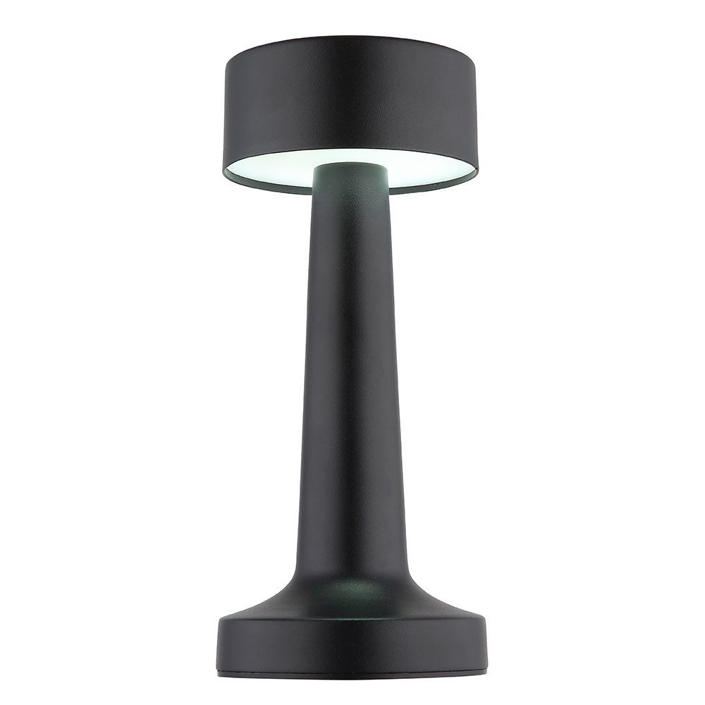 GLOBO LIGHTING LED Tischleuchte, LED-Leuchtmittel fest verbaut, Kaltweiß, Warmweiß, Neutralweiß, Tageslichtweiß, Farbwechsel, Tischlampe Tischleuchte Nachttischlampe schwarz Touchdimmer Akku LED