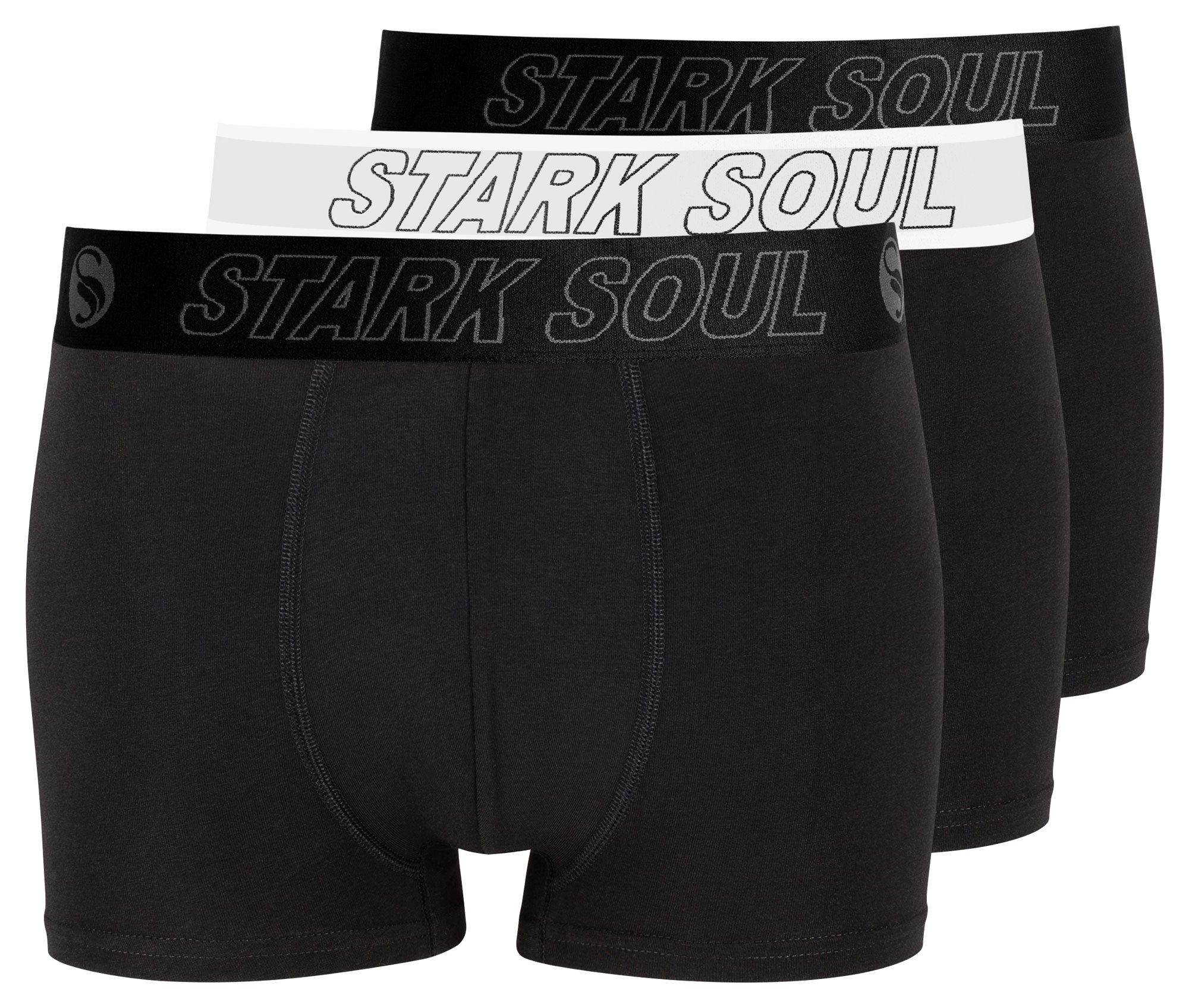 Boxershorts Herren Boxershorts im 3er Pack Retroshorts Hipster Baumwoll-Unterhosen