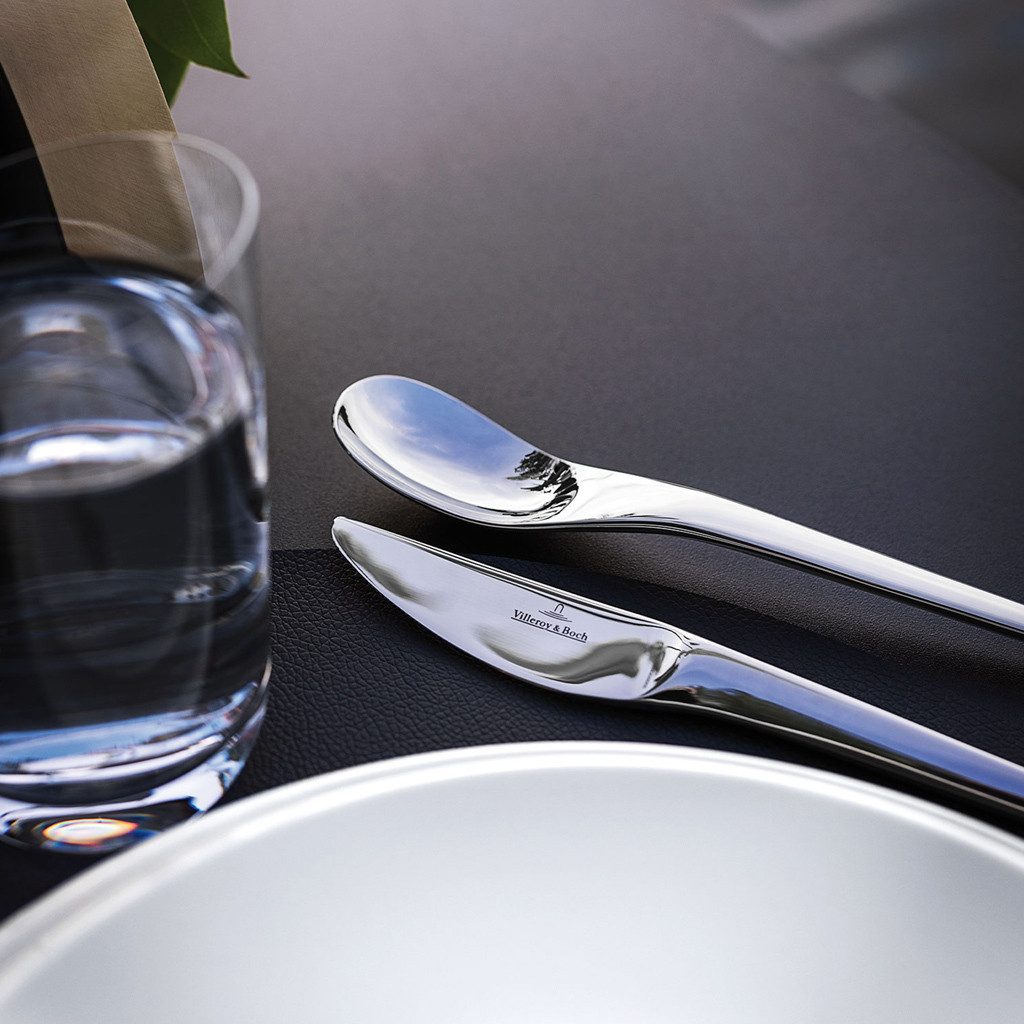 Villeroy & Boch Suppenlöffel NewMoon Tafellöffel 218 mm 6er Set (6 Stück)