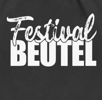 Shirtracer Turnbeutel Festival Beutel, Stoffbeutel Festival Outfit