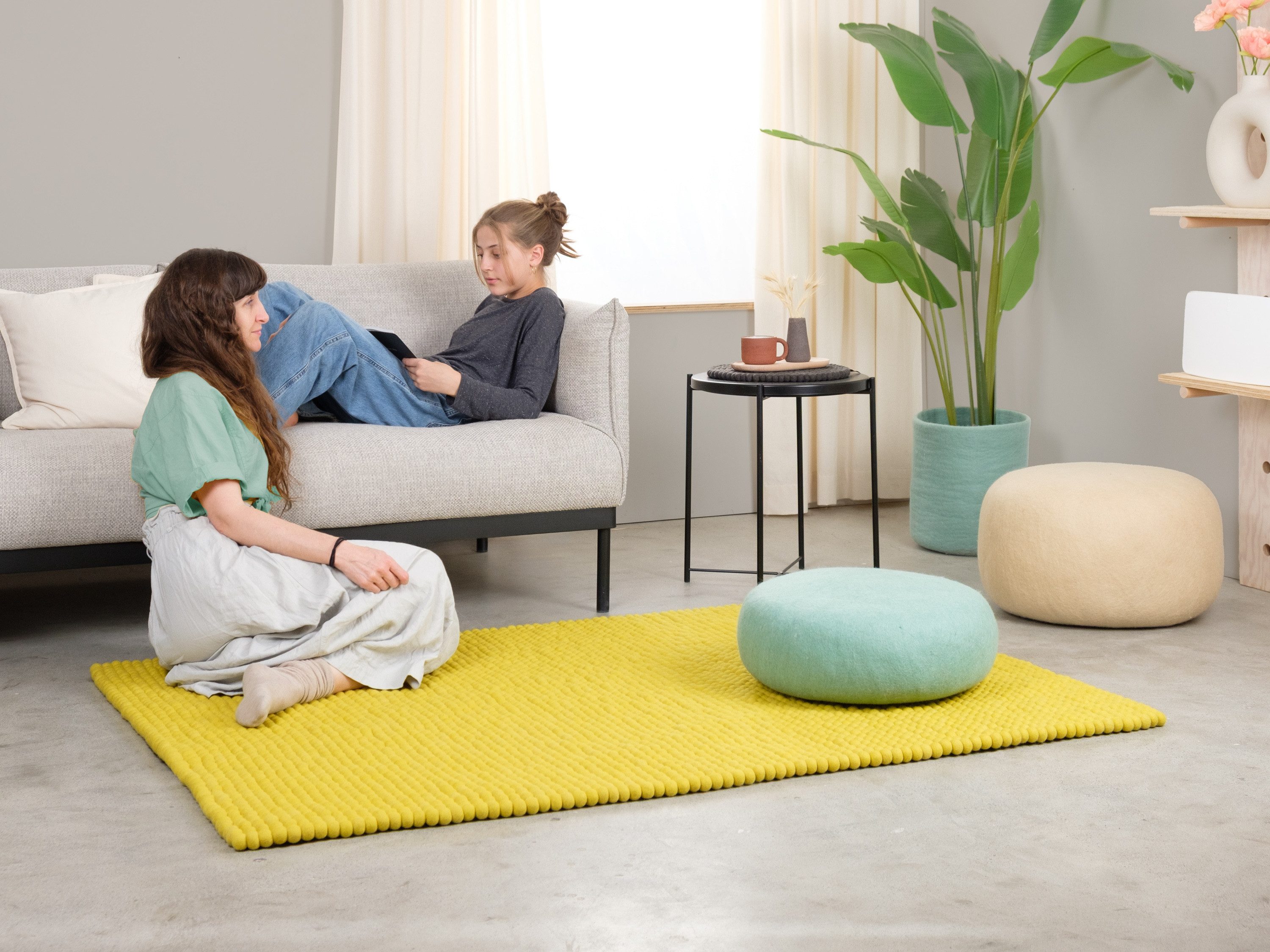 myfelt Wollteppich Kata, Schurwolle