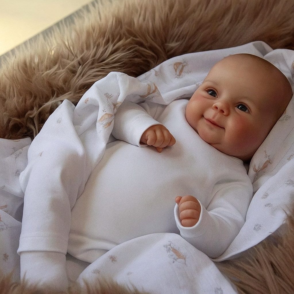 RWEUOQ Babypuppe Simulationspuppen, weiche Silikon-Baby-Puppen (1-tlg., günstig online kaufen