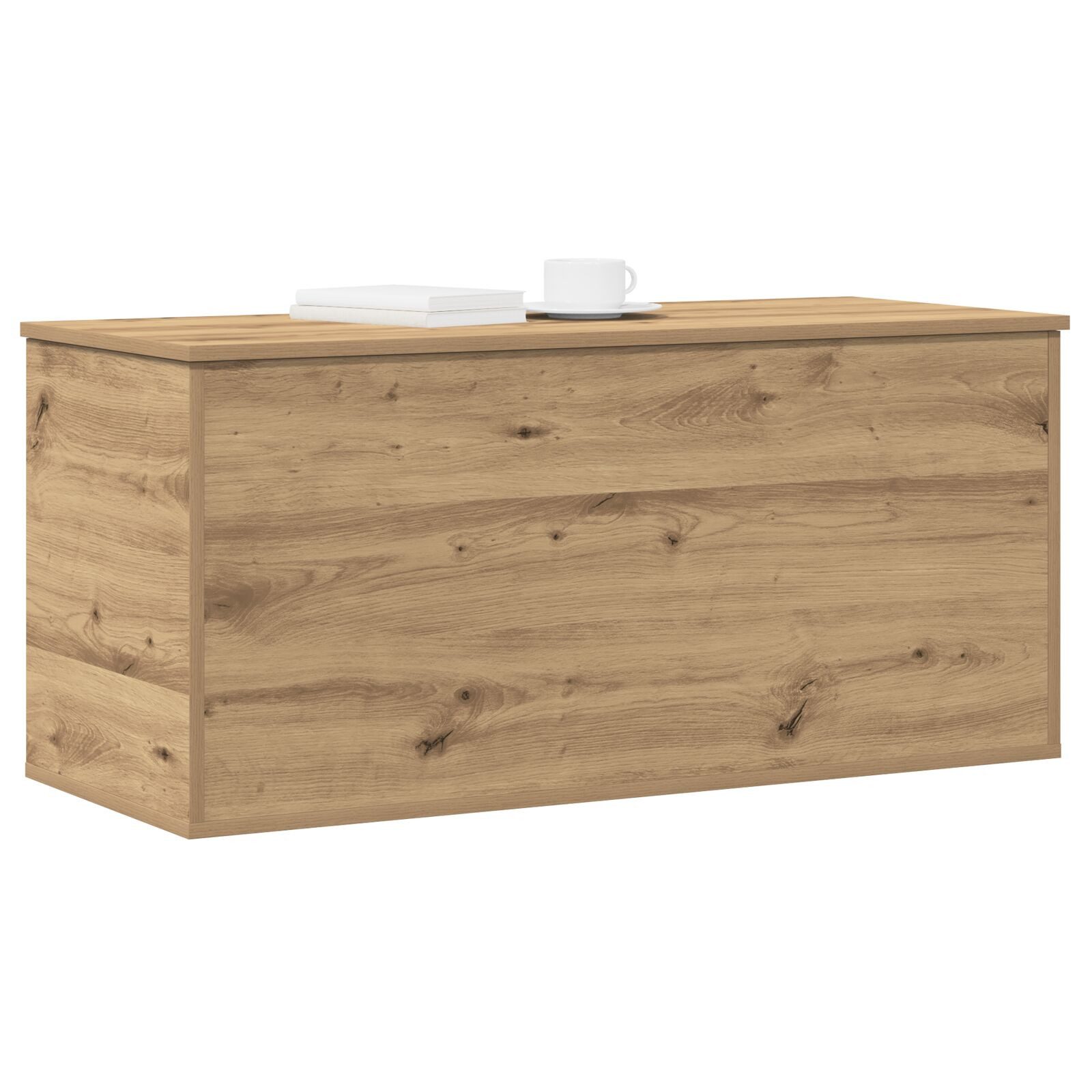 vidaXL Truhe 100 x 42 x 46 cm Holzkiste Box Truhe Lagerkiste Aufbewahrungsbox mit D