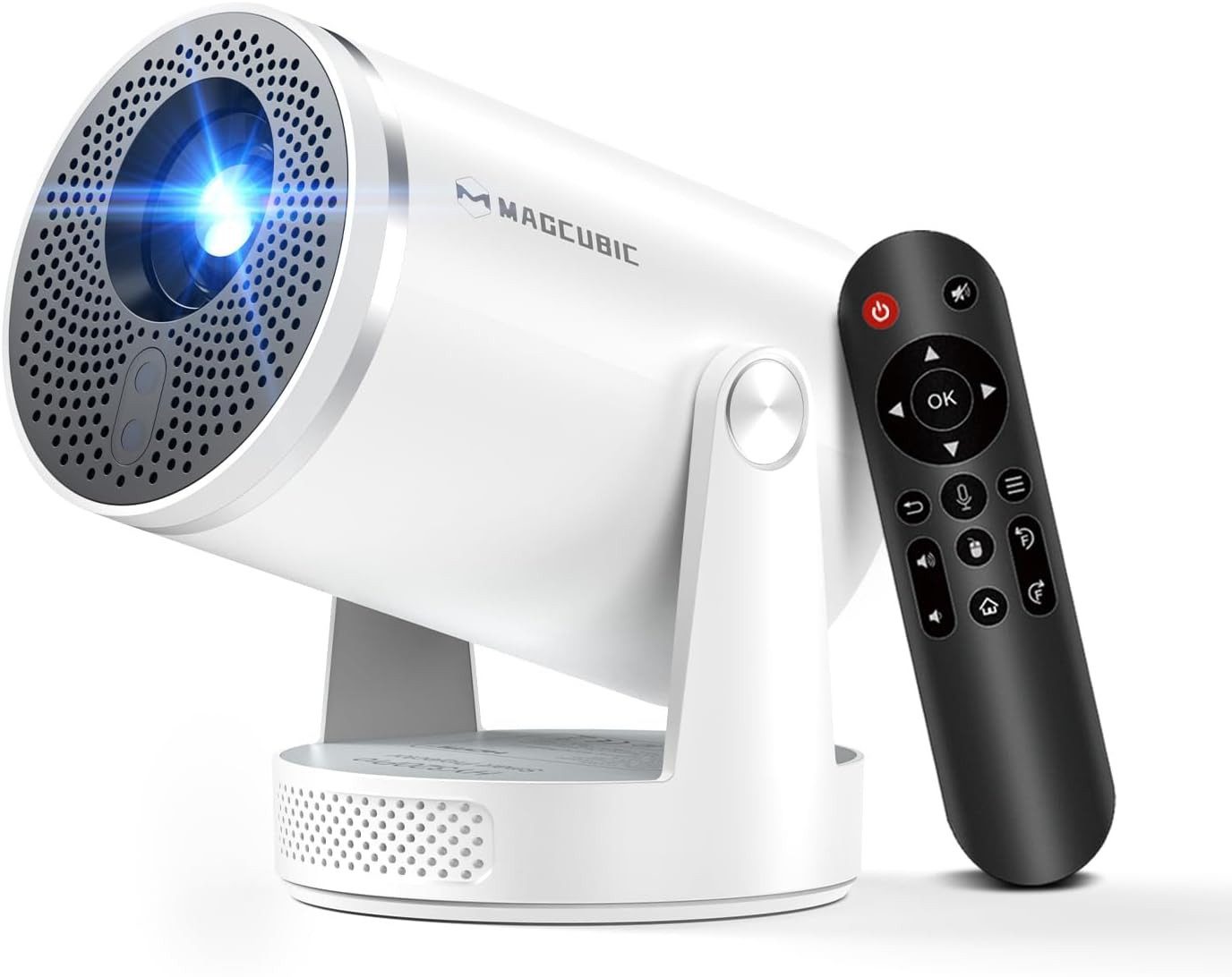 Magcubic Tragbarer Mini Projektor Beamer Hy320 Pro 4K Android 14 Wifi6 BT 5.4 Portabler Projektor (400 lm, 10.000:1, 1920 × 1080 Pixel …