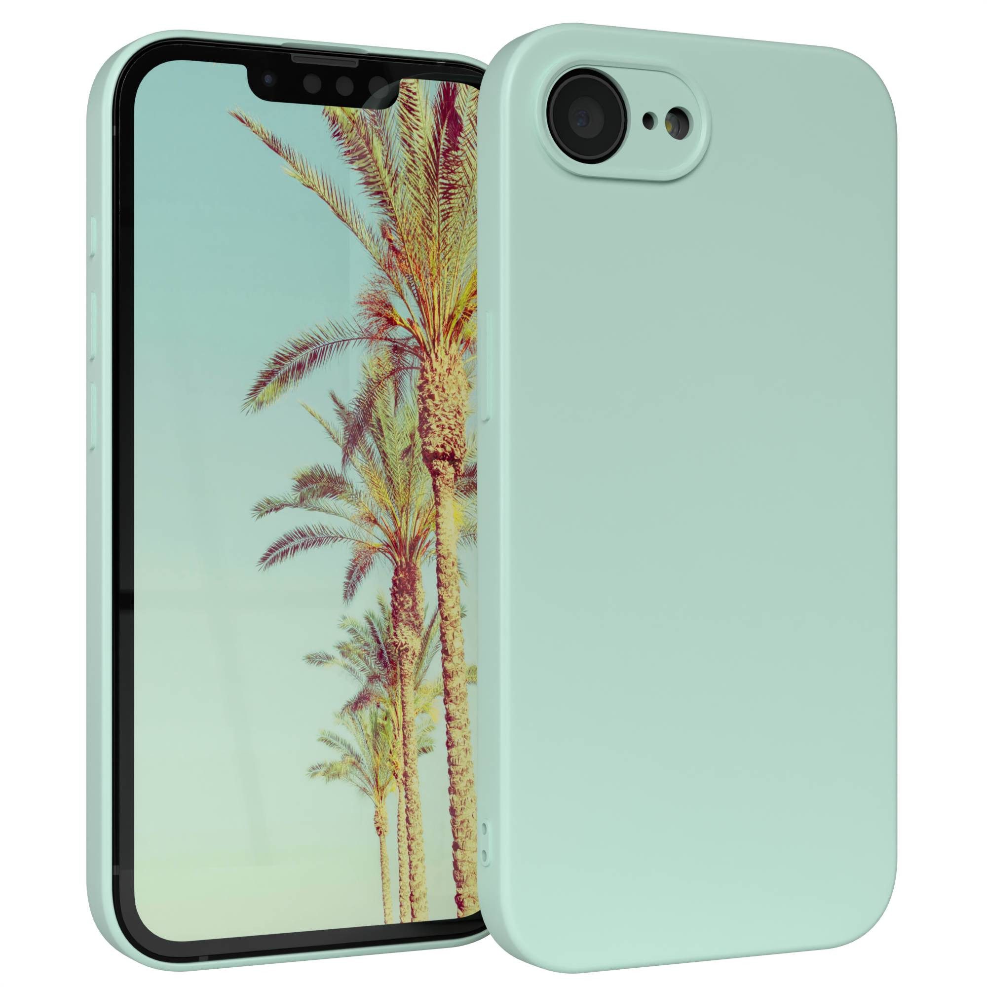 EAZY CASE Handyhülle TPU Hülle mit/-ohne MagSafe Apple iPhone 16e 6,1 Zoll, Hülle Silikon kratzfest Smart Slimcover Bumper Case Etui Mint Grün