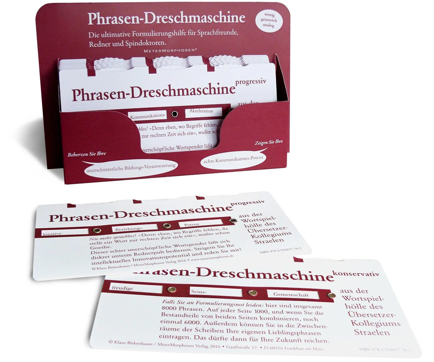 Spiel Phrasendreschmaschine