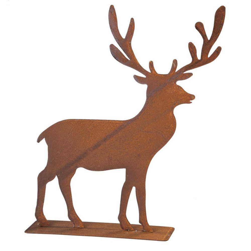 MICA Weihnachtsfigur Hirsch - rostbraun - günstig online kaufen