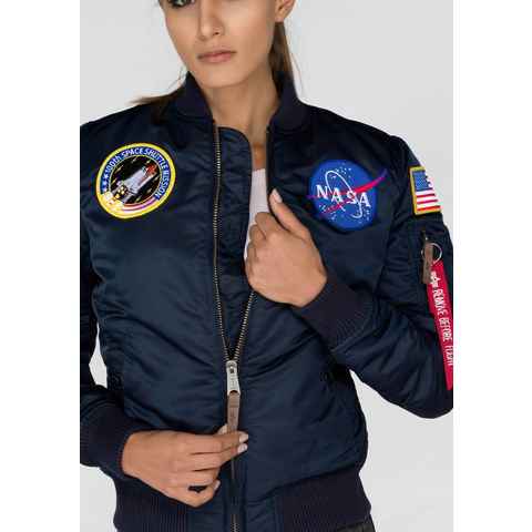 Alpha Industries Bomberjacke ALPHA INDUSTRIES Women - Bomber Jackets MA-1 VF NASA Wmn