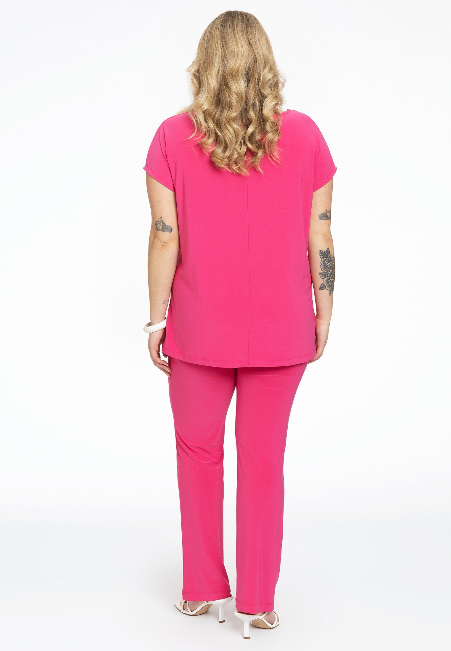 YOEK Langarmshirt Damen T-shirt Große Größen