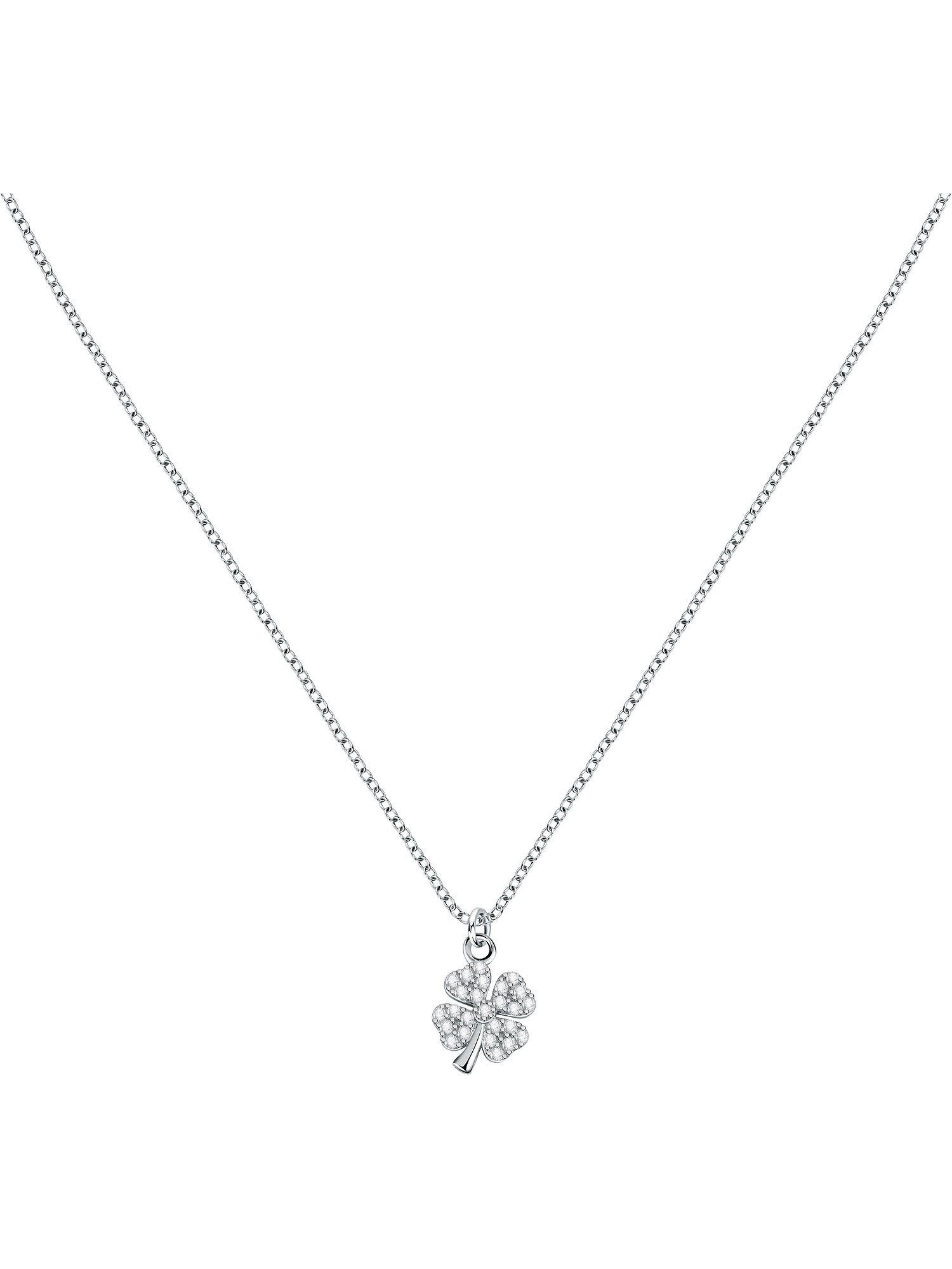 Silberkette CHRIST Damen-Kette 925er Silber, recycelt Zirkonia
