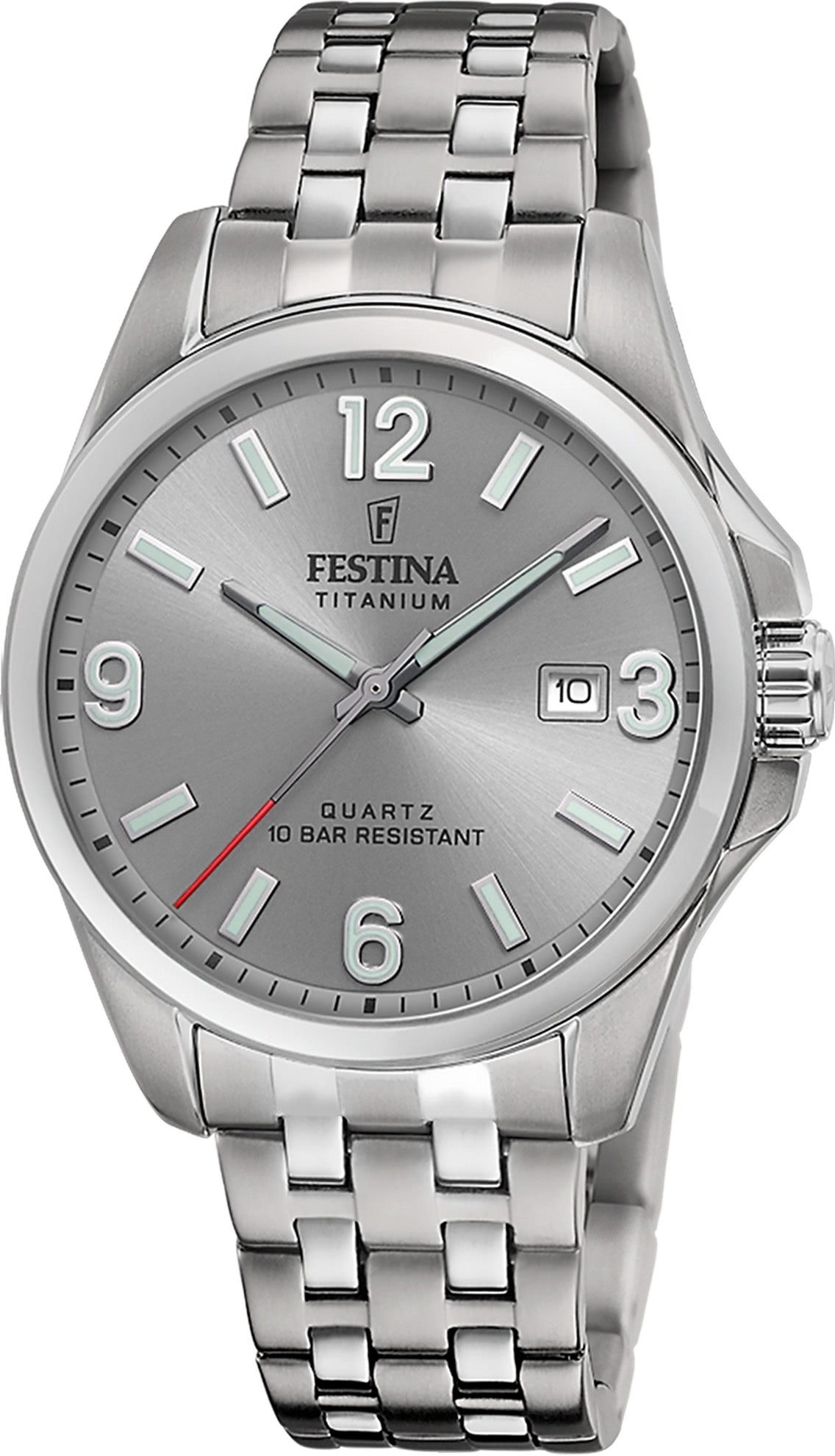 Quarzuhr Festina Herrenuhr Titanium Armbanduhr