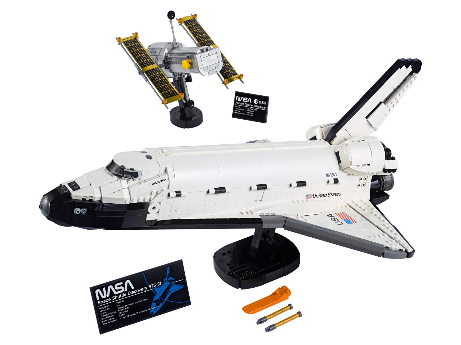 Icons 10283 NASA-Spaceshuttle „Discovery“ Spielbausteine
