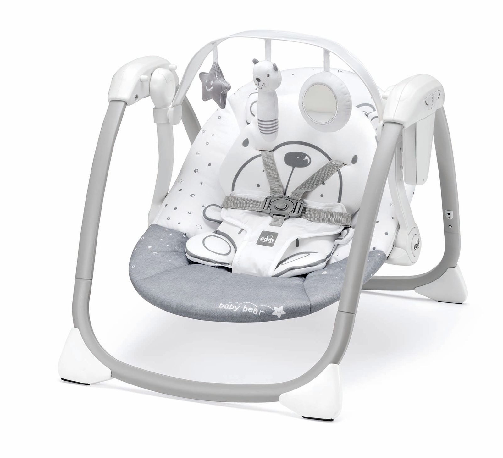 CAM Babywippe CAM Wippe Schaukel mit Spielzeugstange Midi
