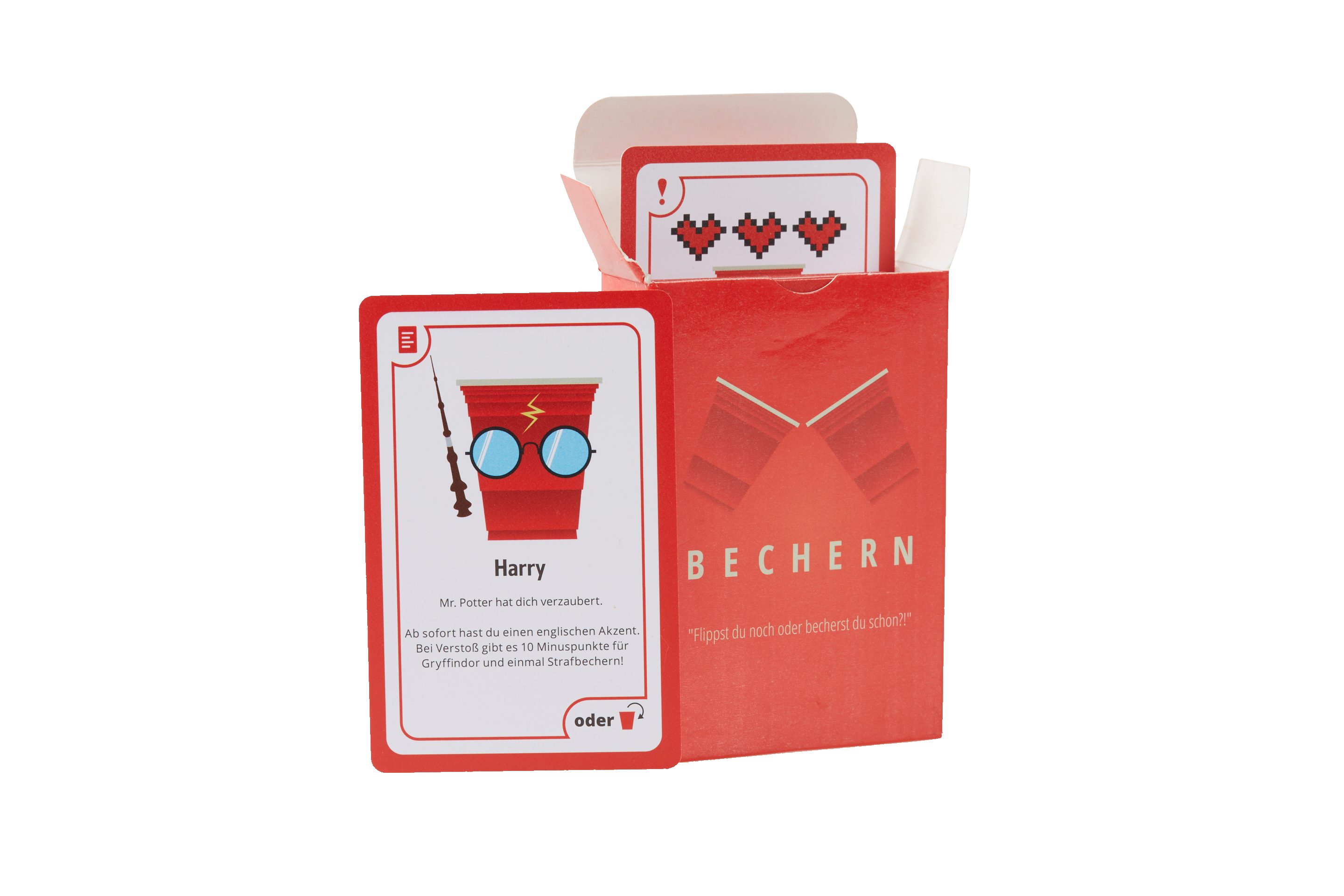 BeerBaller Spielesammlung, BECHERN® - Das Kartenspiel
