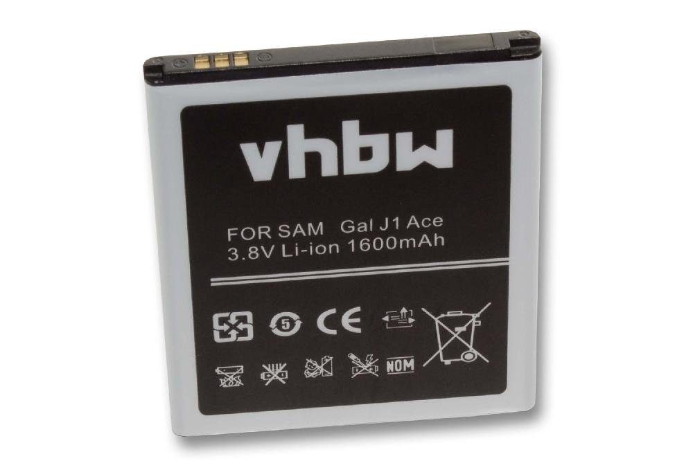 vhbw passend für Samsung SM-J110H/DD, SM-J110H/DS, SM-J110L/DS, SM-J110M/DS Smartphone-Akku 1600 mAh