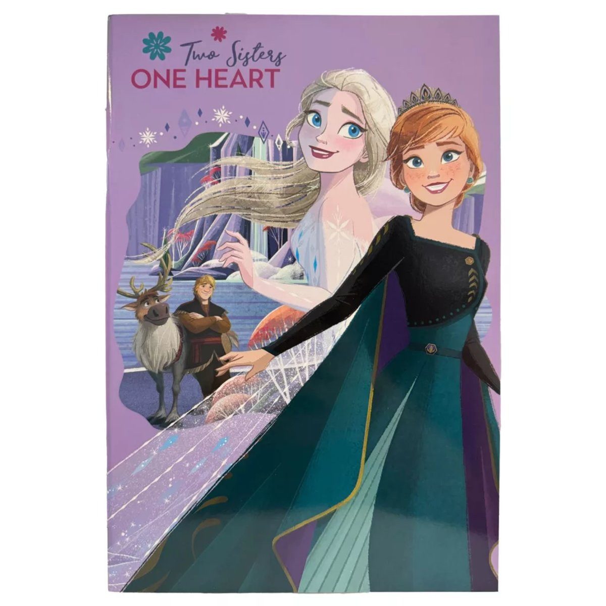 Disney Kreativset Disney Eiskönigin One Heart B/5 liniert Heft 40 Blatt