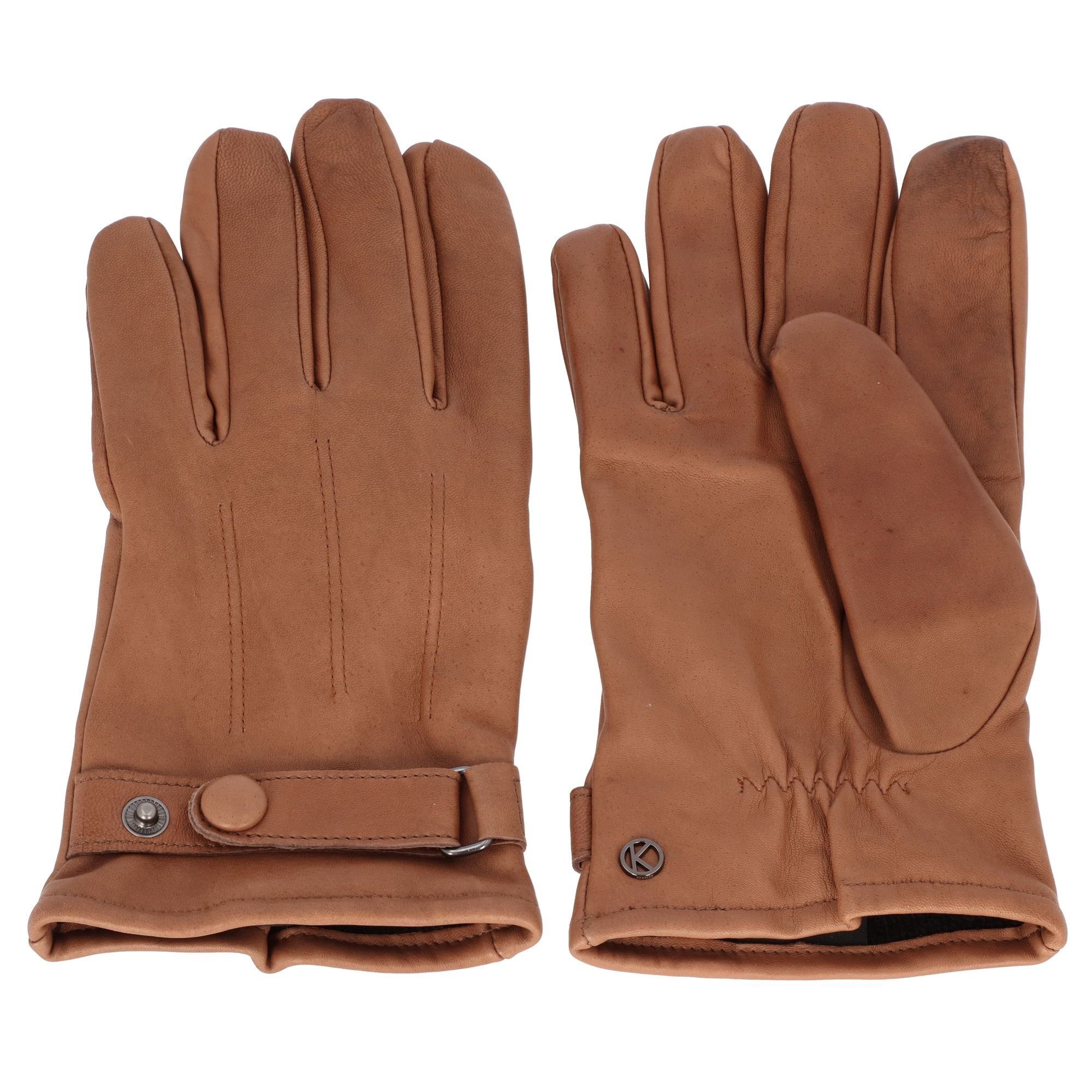 KESSLER Lederhandschuhe Gordon medium brown | Handschuhe