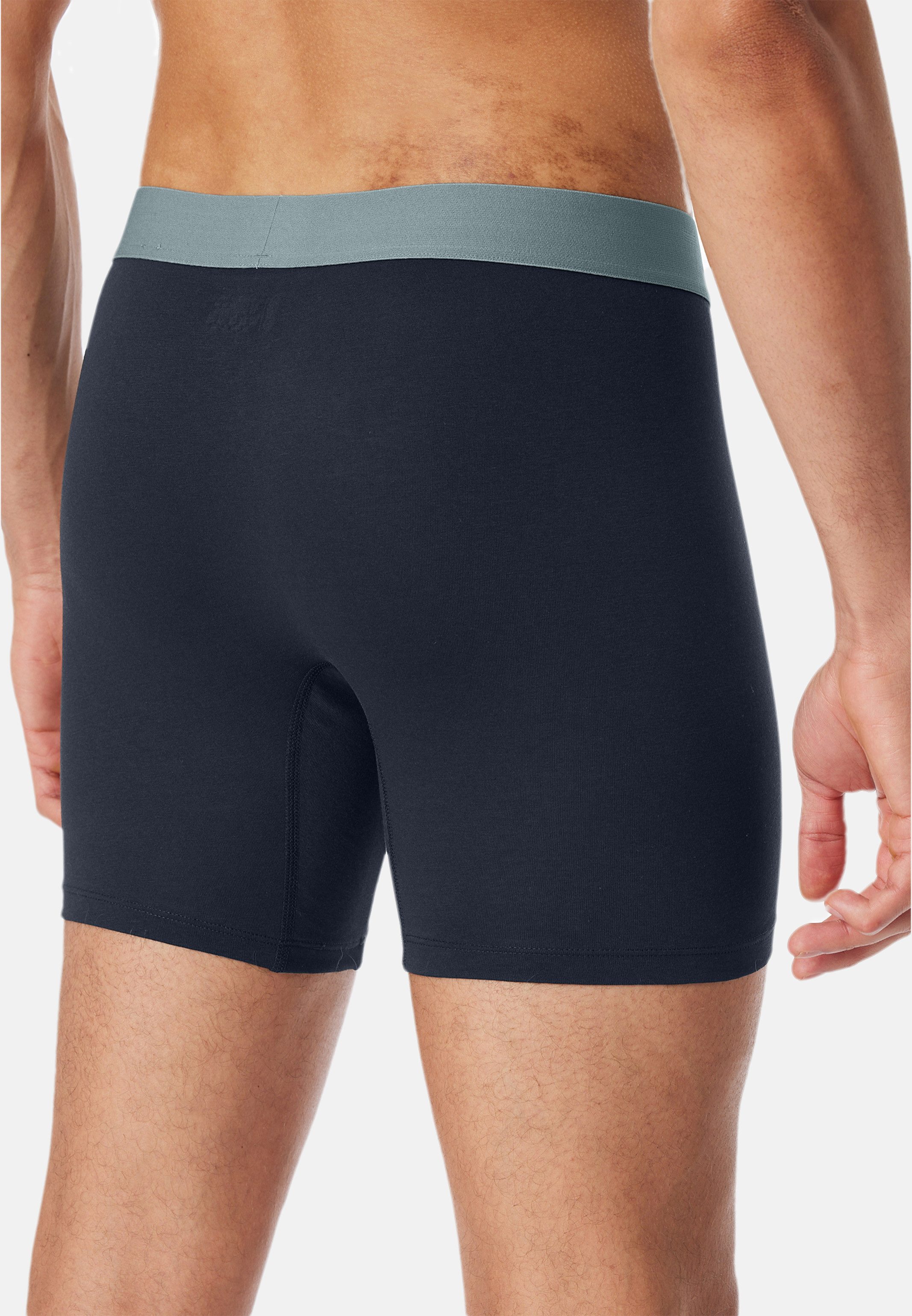 Schiesser Retro Boxer 6er Pack 95/5 Cotton (Spar-Set, 6-St) Long Short / Pant - Baumwolle - ohne Eingriff - Atmungsaktiv