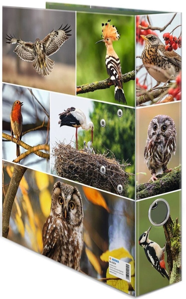 HERMA Aktenordner Motiv-Ordner A4 70mm Heimatvögel