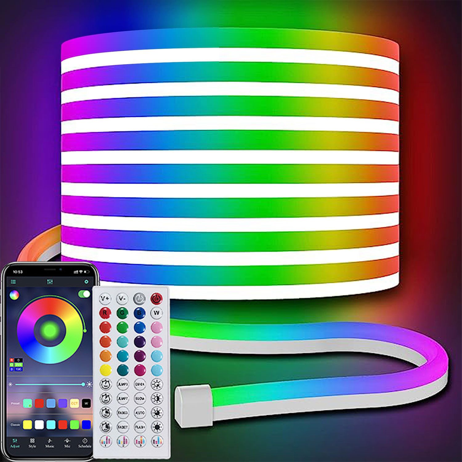 OKWISH LED Stripe 10M RGB LED günstig online kaufen