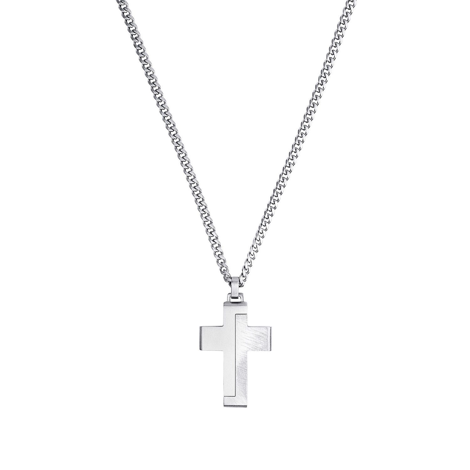 Kette mit Anhänger Kreuz-Motiv
