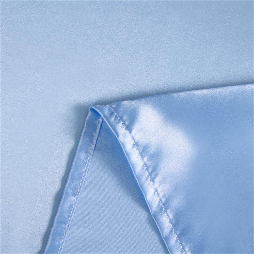 Blau verschiedenen aus Tagesdecke in aus Rouemi Kissenbezüge Tagesdecke, Laken Größen, Eisseide