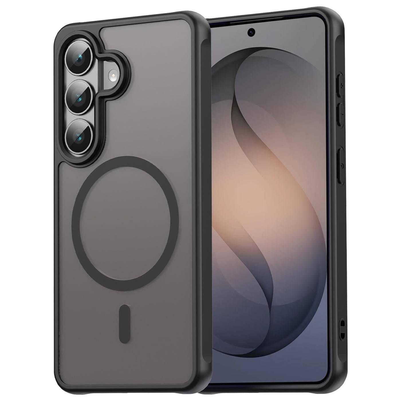 CoolGadget Handyhülle Magnet-Hülle für Samsung Galaxy S26 Plus Schutzhülle magnetisch 6,7 Zoll, Hülle Matt Stoßfest kompatibel mit QI-Laden Zubehör Kameraschutz Case