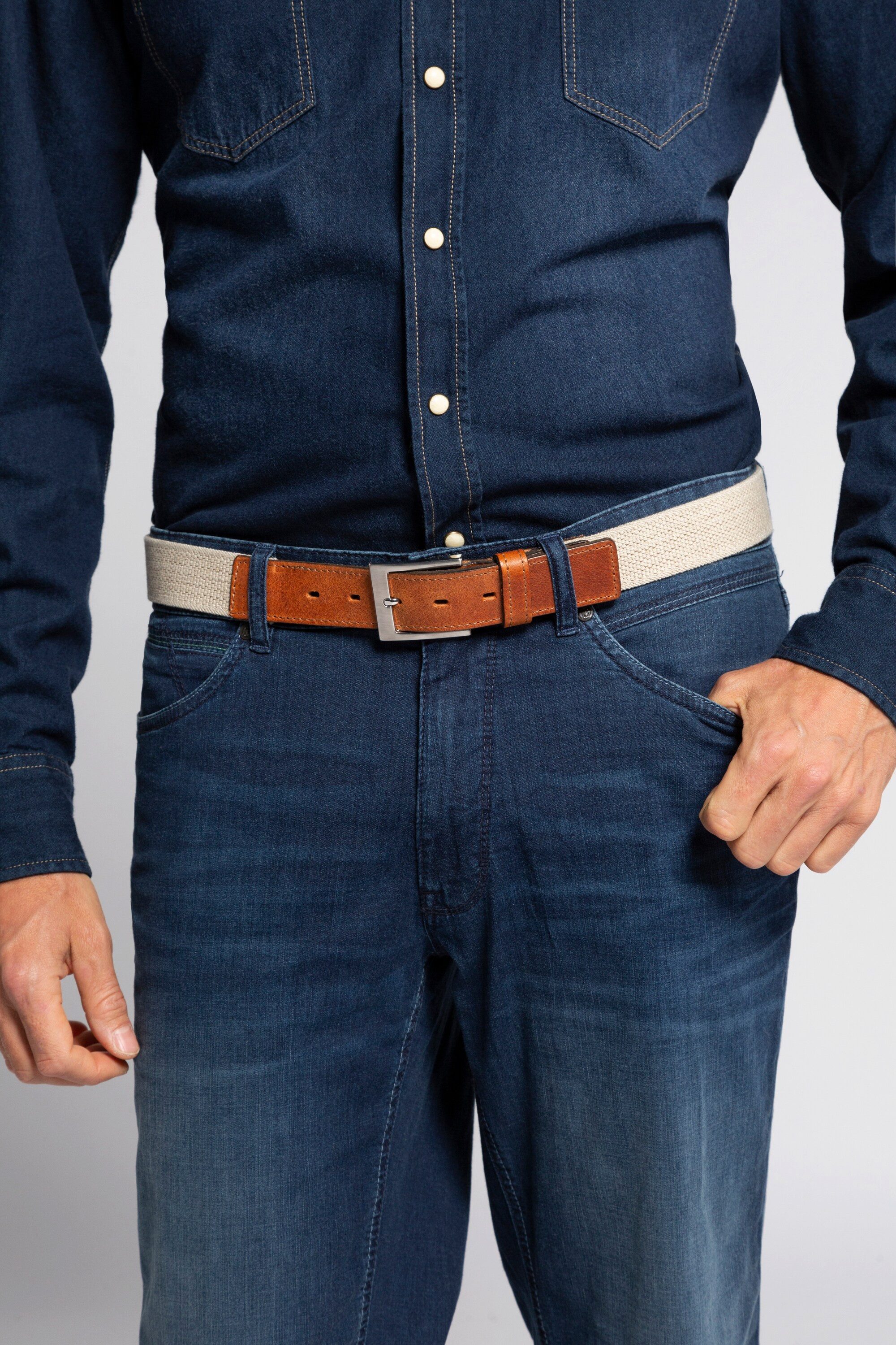 JP1880 Hüftgürtel Stoffband-Gürtel mit Komfort-Funktion