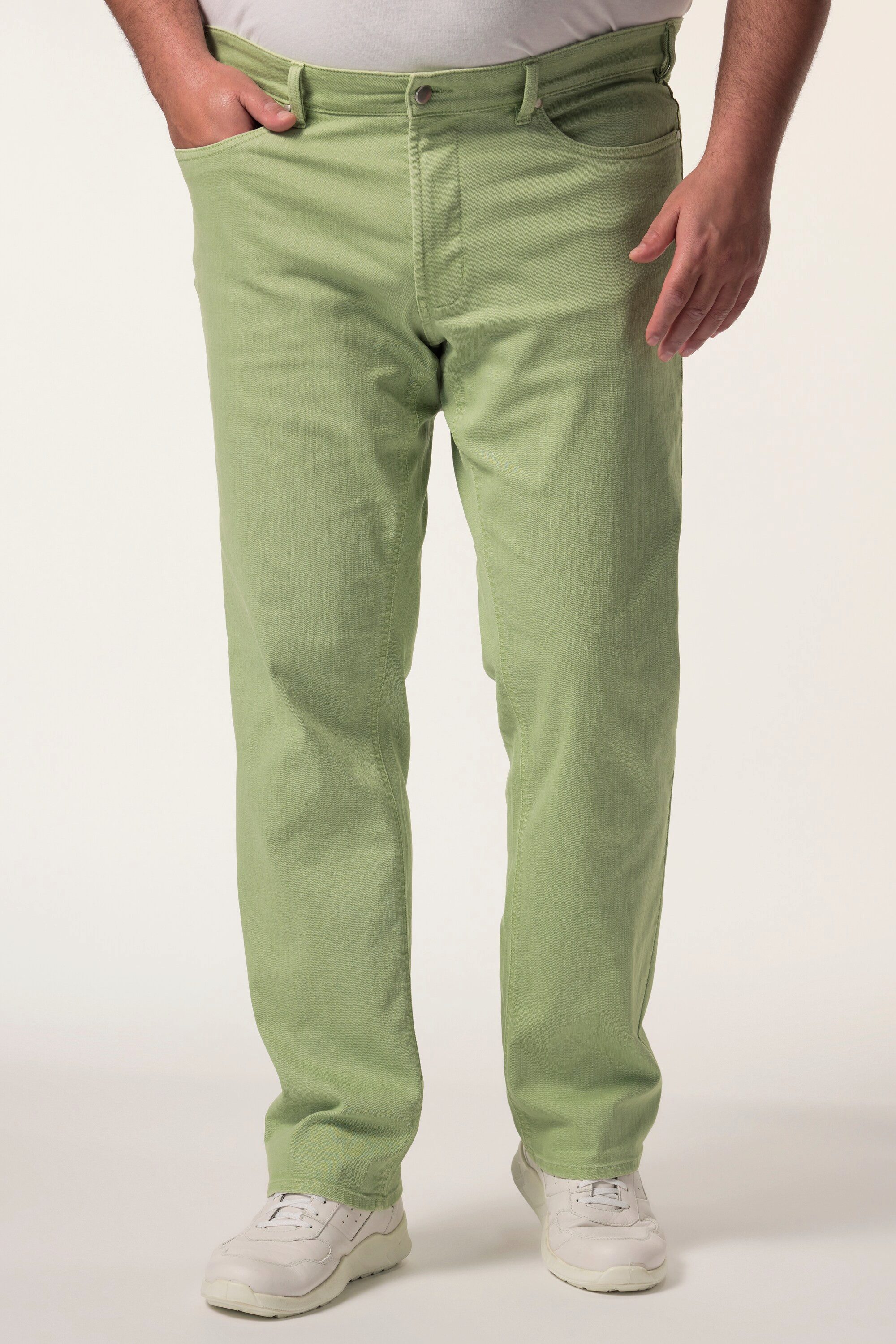 Men Plus 5-Pocket-Jeans Color-Jeans Denim Bauchfit Regular Fit 5-Pocket