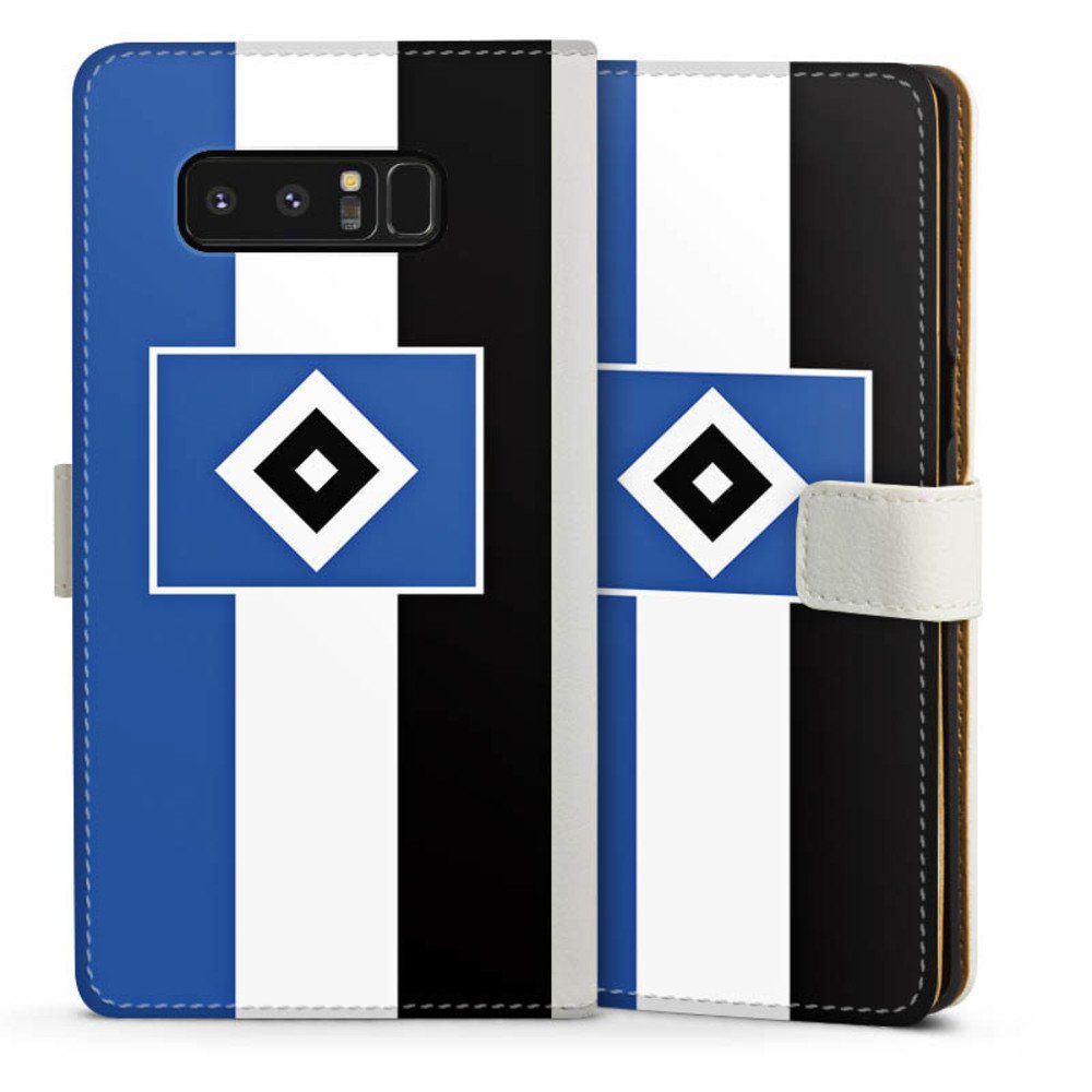 DeinDesign Premium Case kompatibel mit Samsung Galaxy Note 8 Hülle Handyhülle Borussia Dortmund BVB Holzoptik 