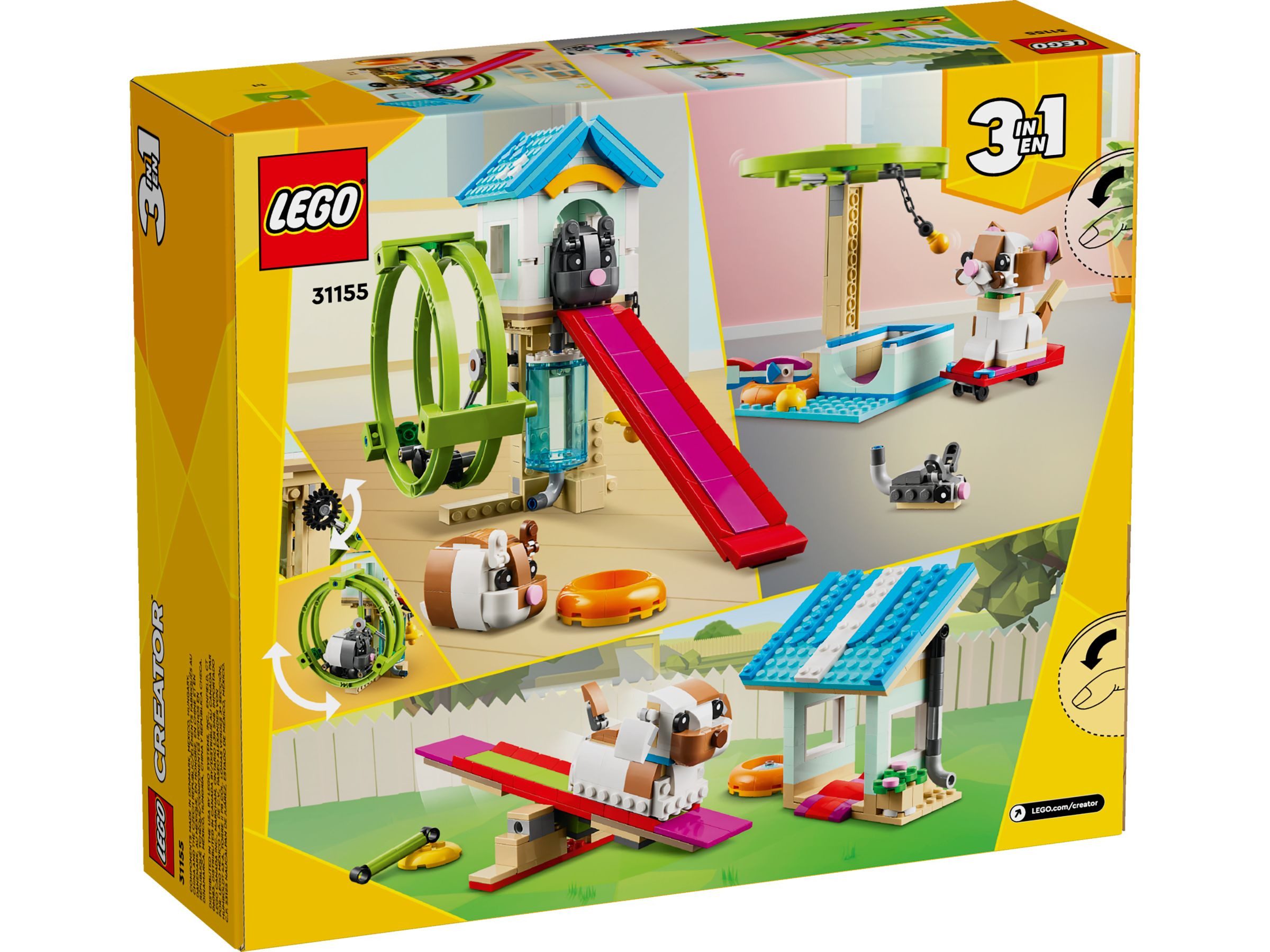 LEGO® LEGO Creator 3in1 31155 Hamsterrad Konstruktionsspielsteine günstig online kaufen