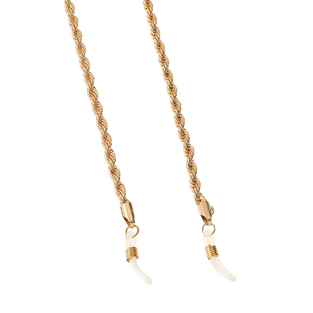 PACIEA Brillenkette Hängende Hals Gläser Kette, rutschfeste Silikon Schnalle, Gläser Seil