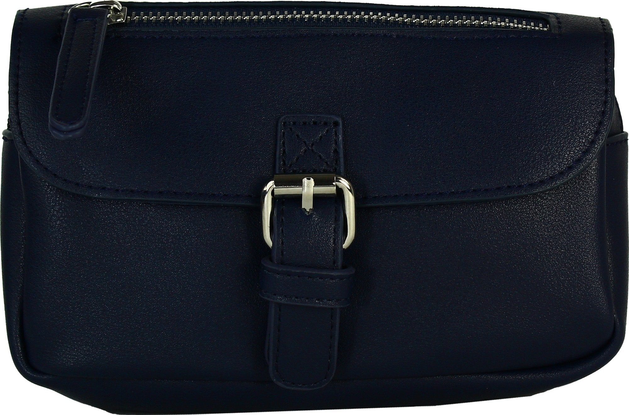 New Bags Gürteltasche OTD5024X New Bags Damen Hüfttasche eckig (Gürteltasche), Damen, Jugend Tasche beige, ca. 19cm x ca. 5cm navy-blau