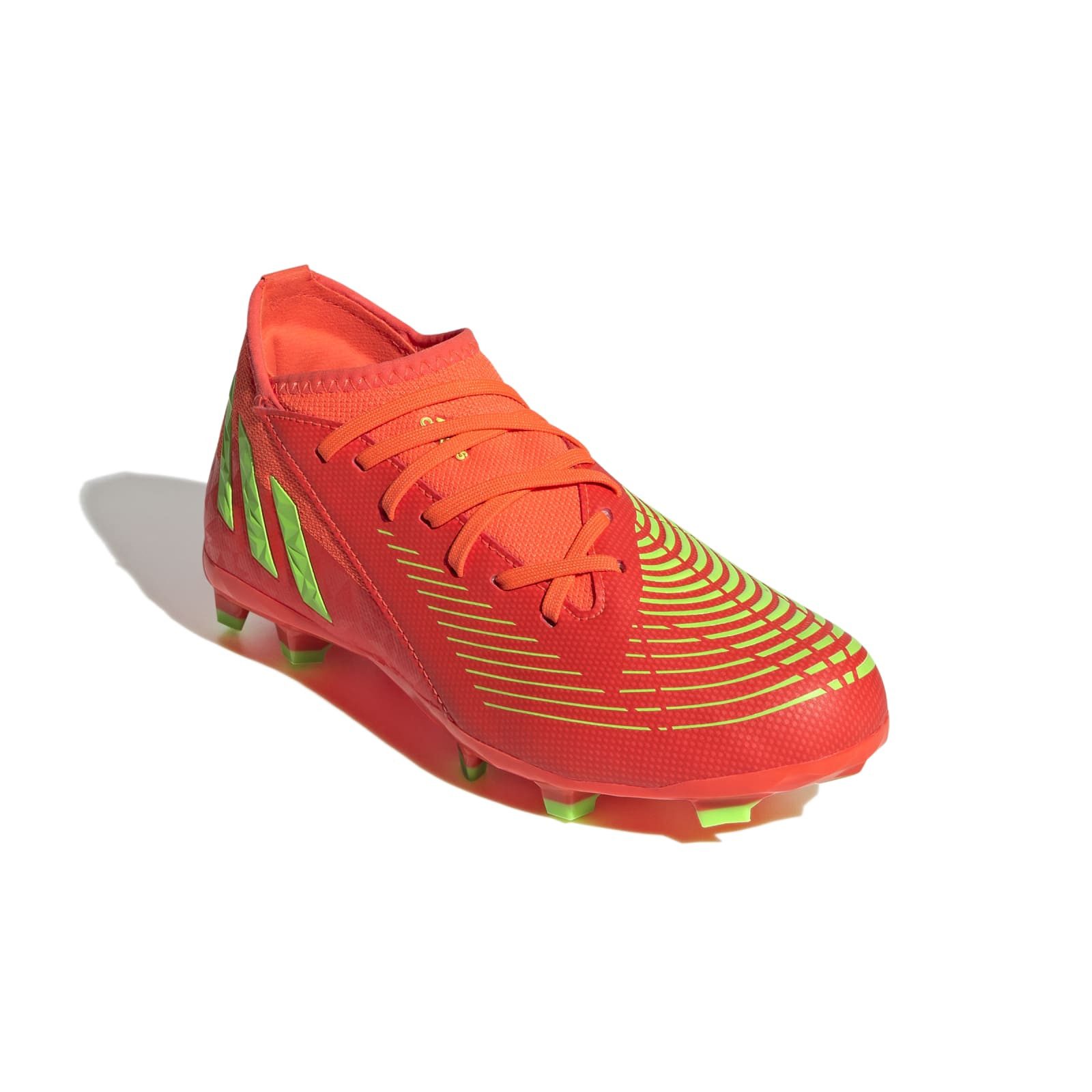 adidas Performance Predator Edge.3 FG (für feste Böden, Naturrasen) solarrot Kinder Fußballschuh