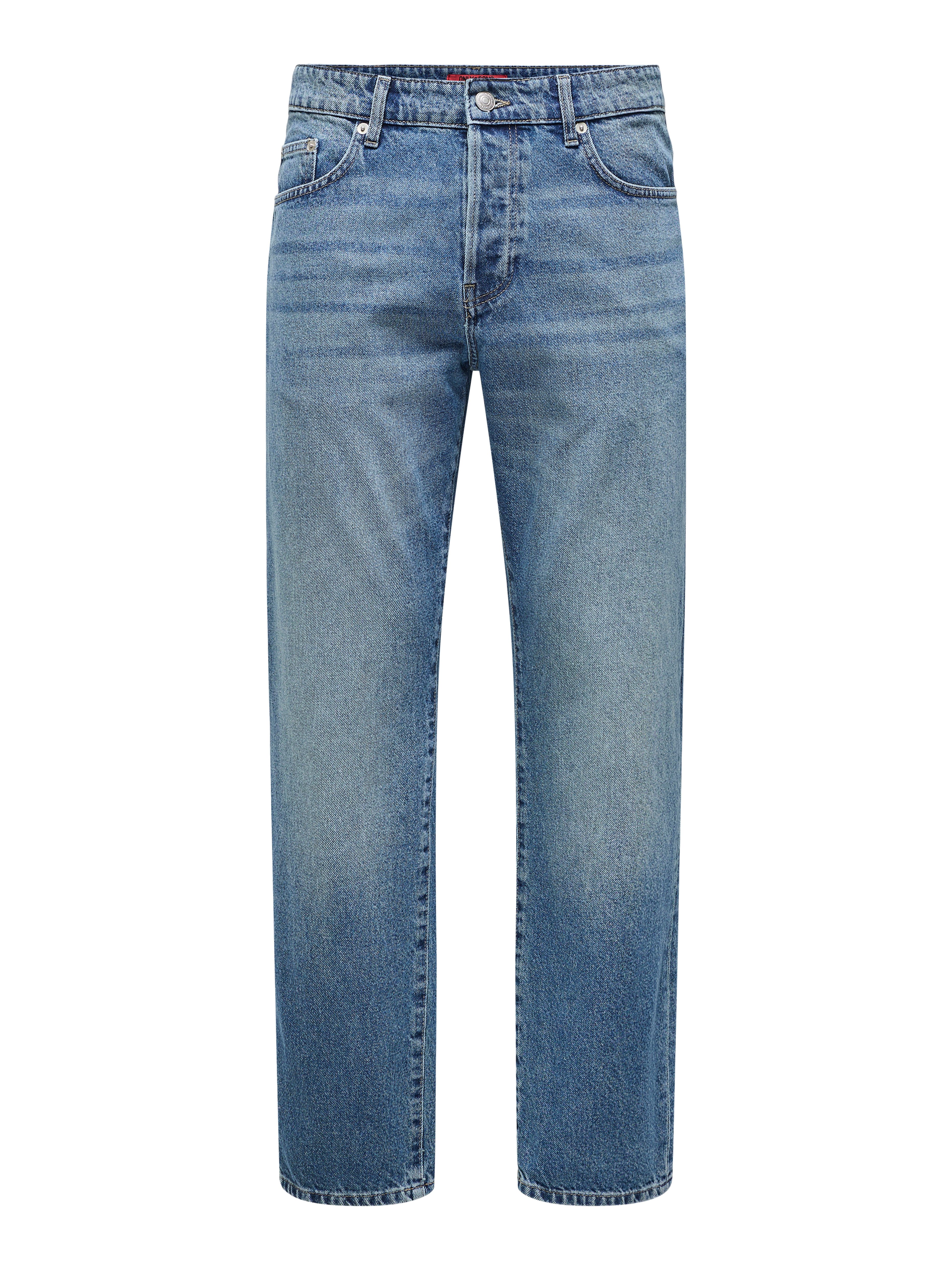 ONLY & SONS Regular-fit-Jeans ONSEDGE STRAIGHT BOX TAI DNM MU OTL günstig online kaufen