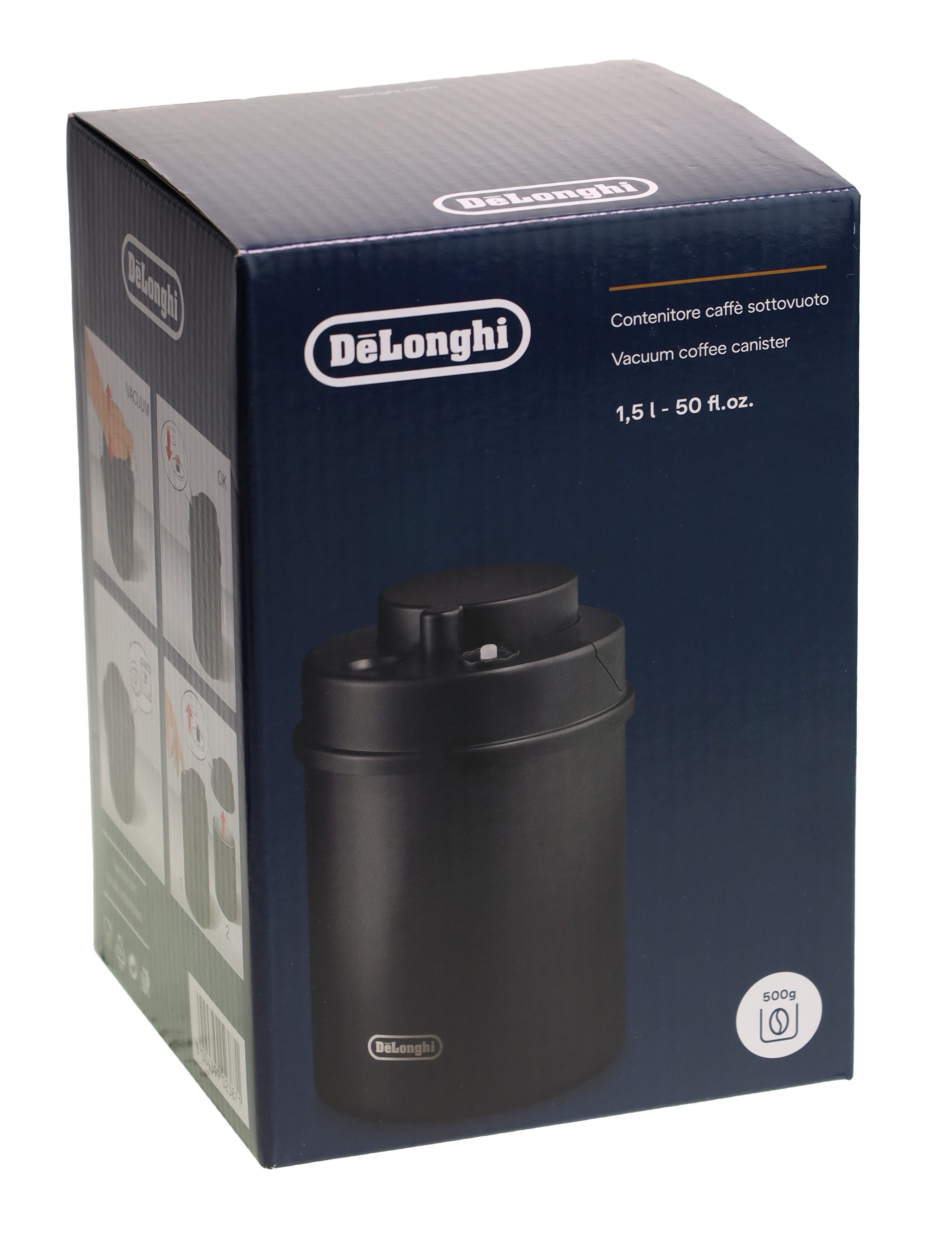 De'Longhi Auffangbehälter Delonghi DLSC071 DLSC071 AS00003083 Vakuum-Kaffeebehälter schwarz