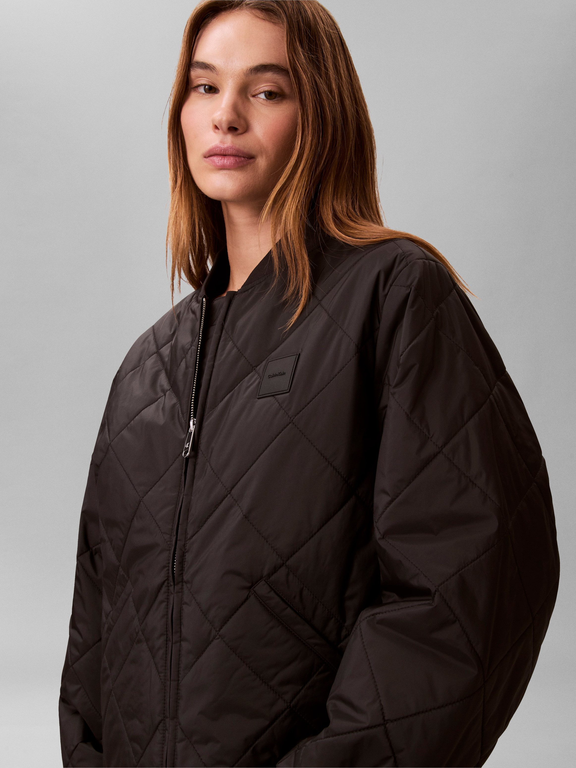 Calvin Klein Jeans Steppjacke Regular fit mit Rundhalsausschnitt